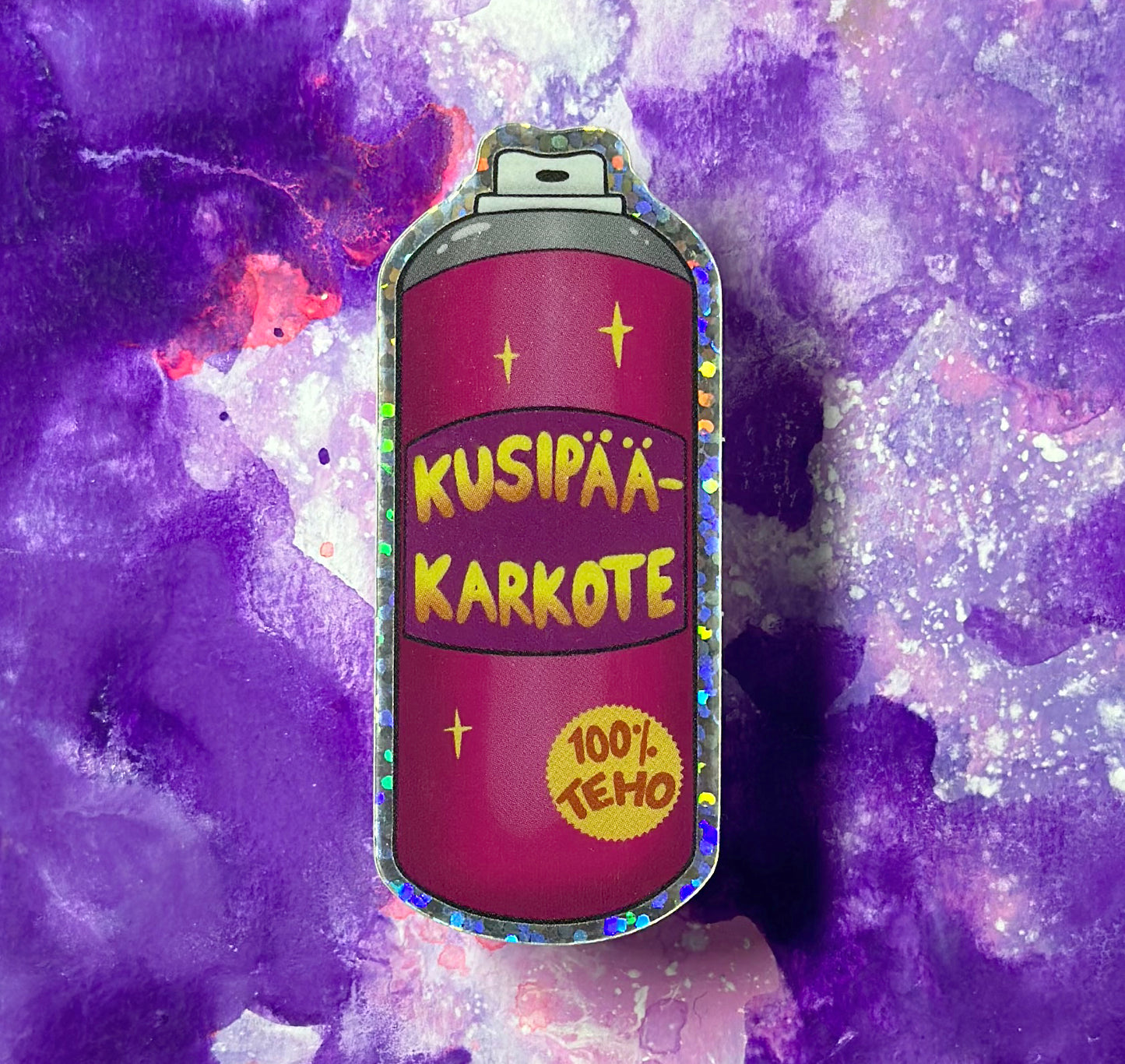 Kusipääkarkote - Säänkestävä tarra