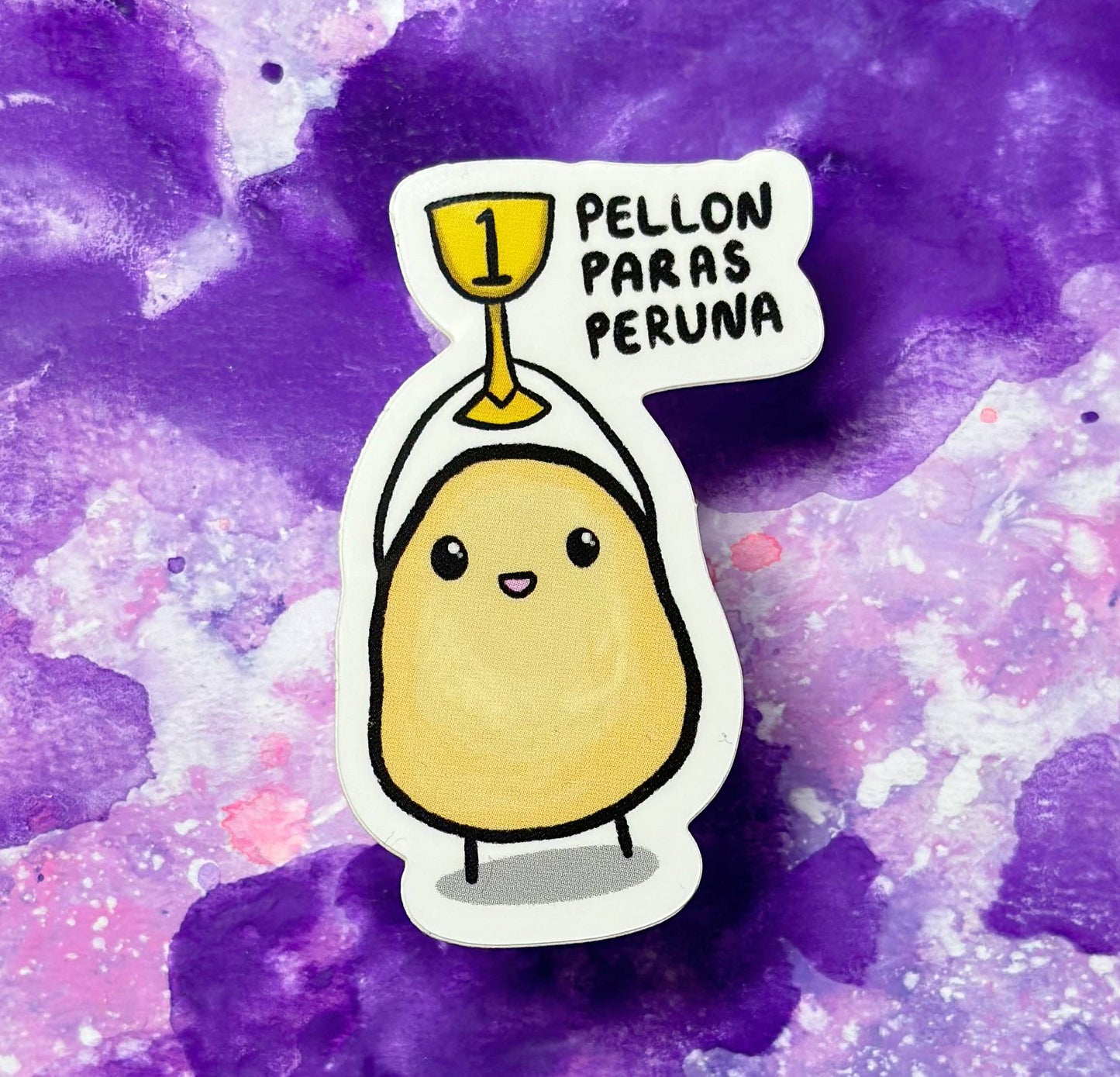 Pellon paras peruna - Säänkestävä tarra
