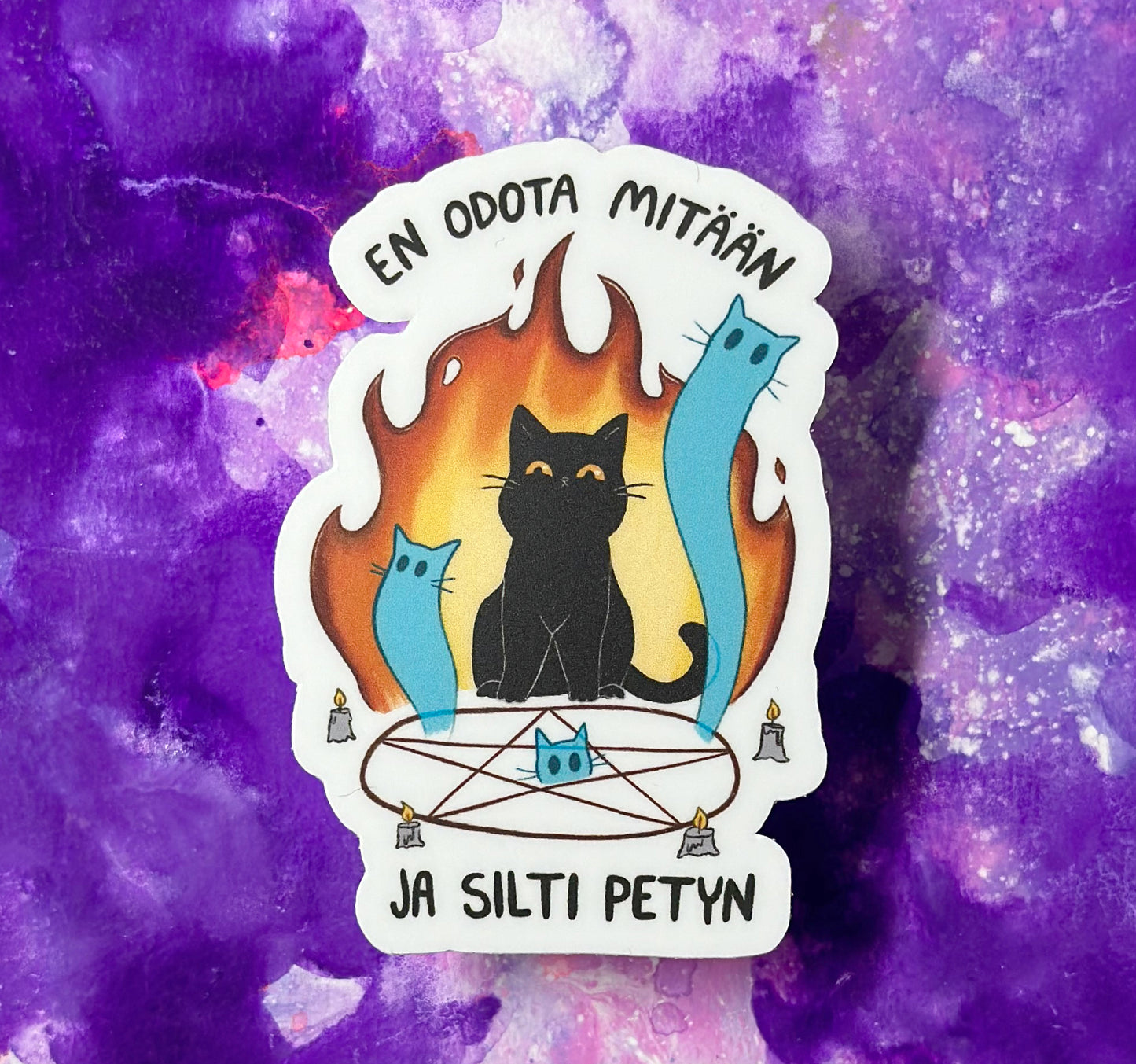 En odota mitään ja silti petyn - Säänkestävä tarra