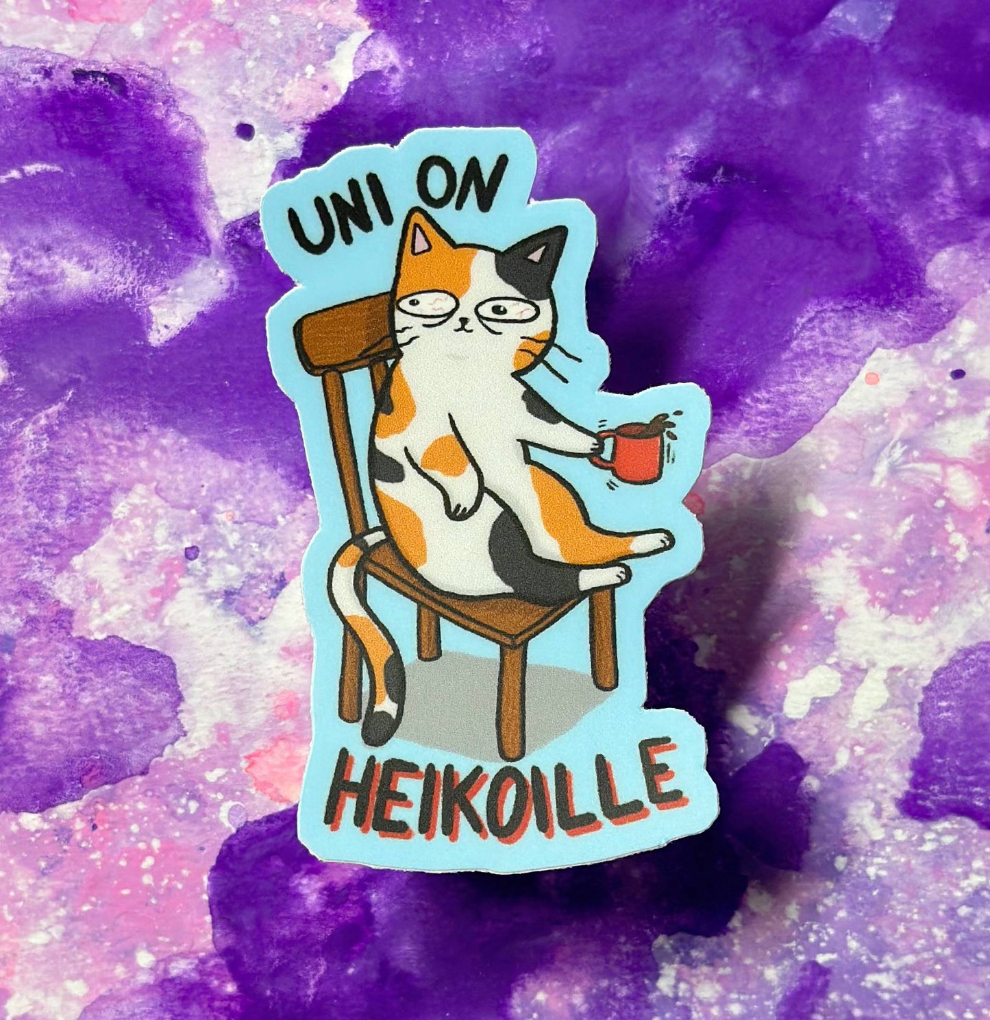 Uni on heikoille - Säänkestävä tarra