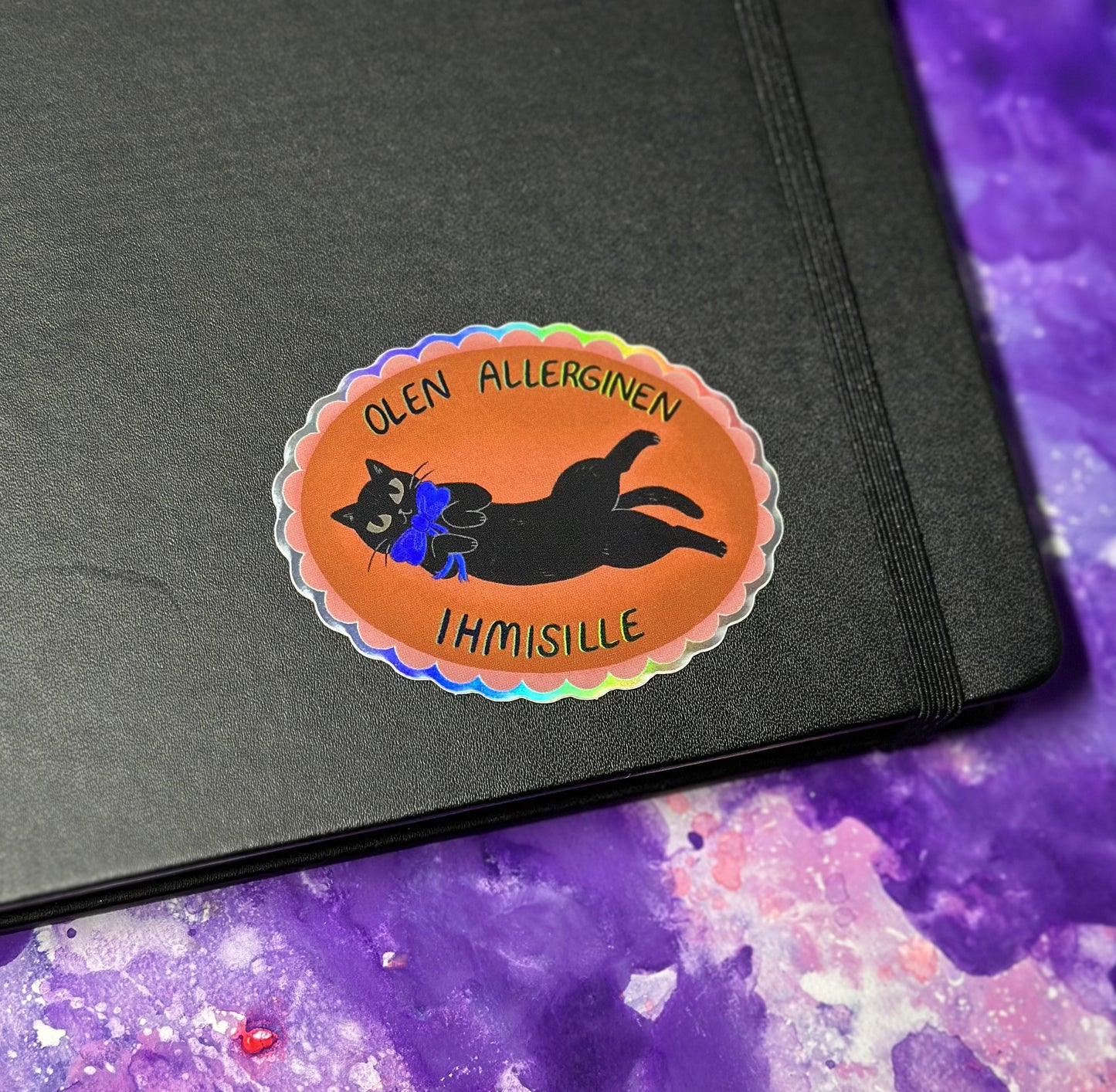 Olen allerginen ihmisille - Säänkestävä tarra