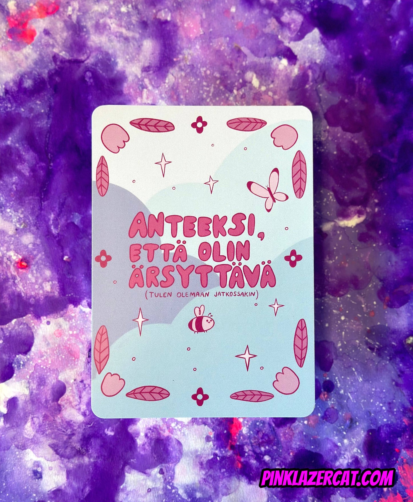 Anteeksi, että olin ärsyttävä - Postikortti