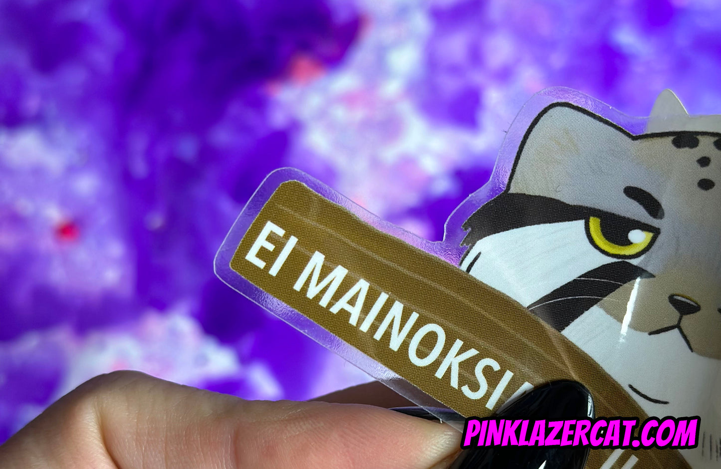 Ei mainoksia tai ilmaisjakelua manuli tarra