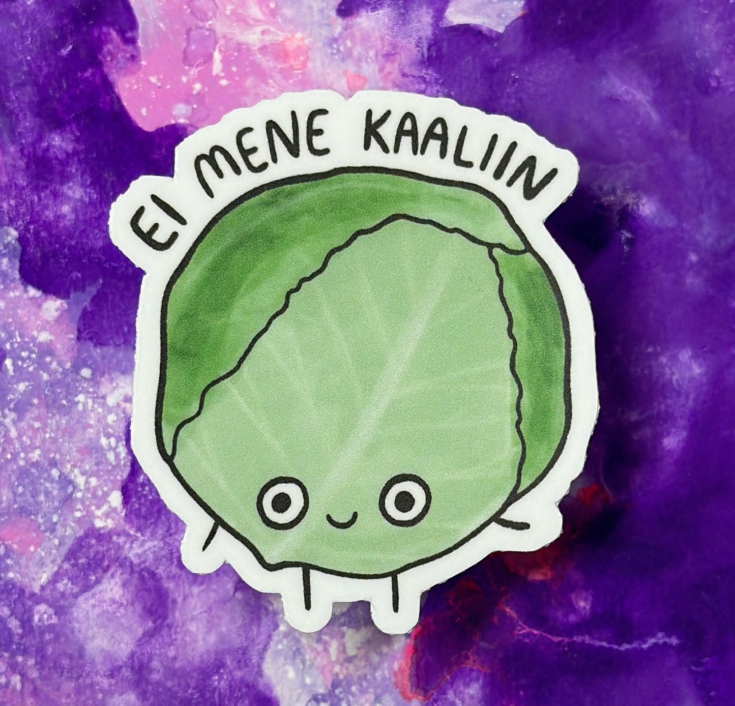 Ei mene kaaliin - Säänkestävä tarra
