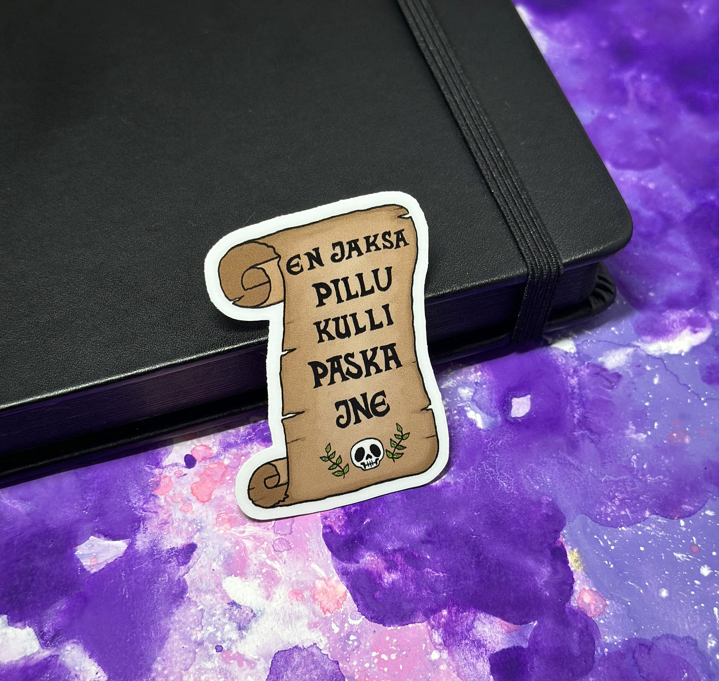 En jaksa pillu kulli paska jne - Säänkestävä tarra