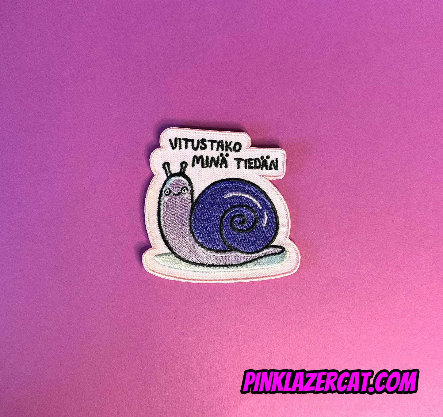 Vitustako minä tiedän kangasmerkki