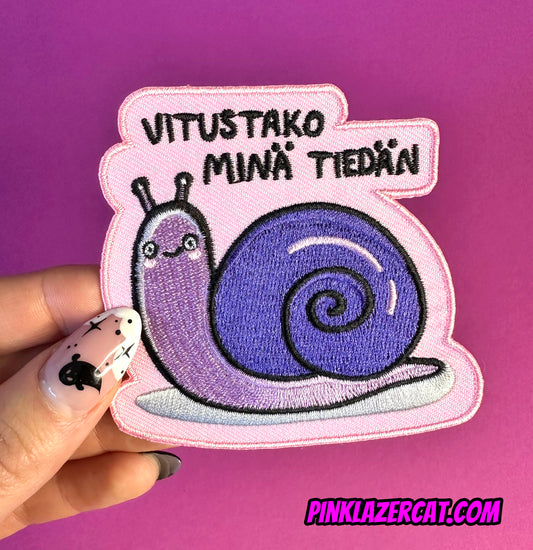 Vitustako minä tiedän - Kangasmerkki