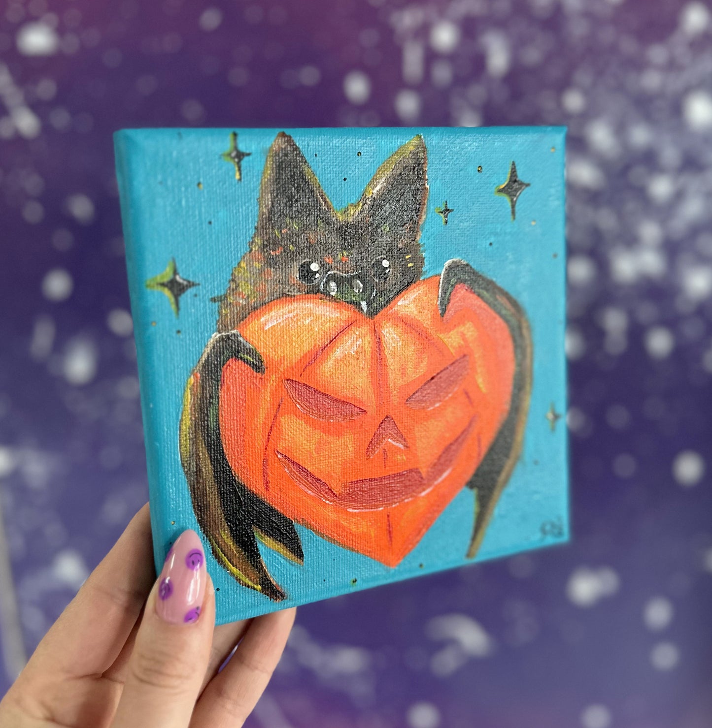"Halloween lepakko" - Alkuperäisteos