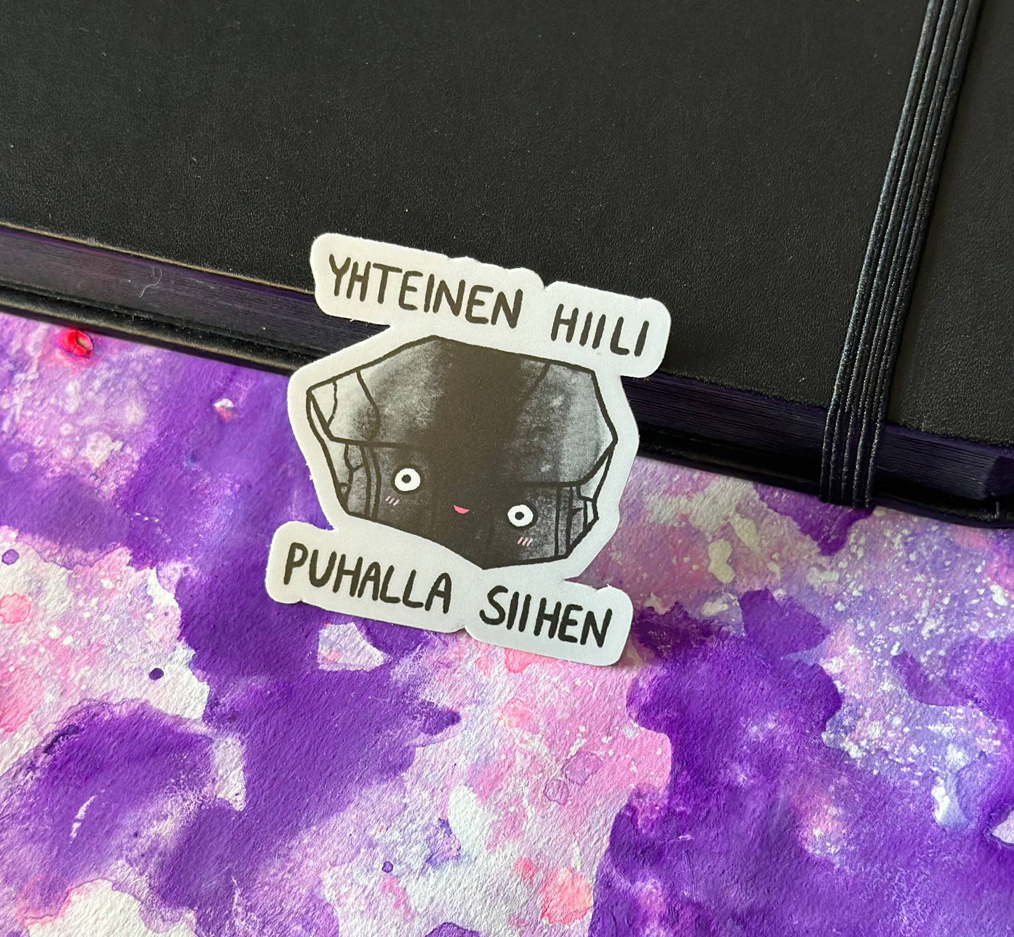Yhteinen hiili, puhalla siihen - Tarra
