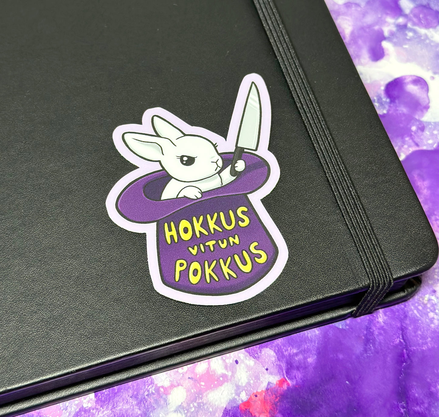 Hokkus vitun pokkus - Säänkestävä tarra