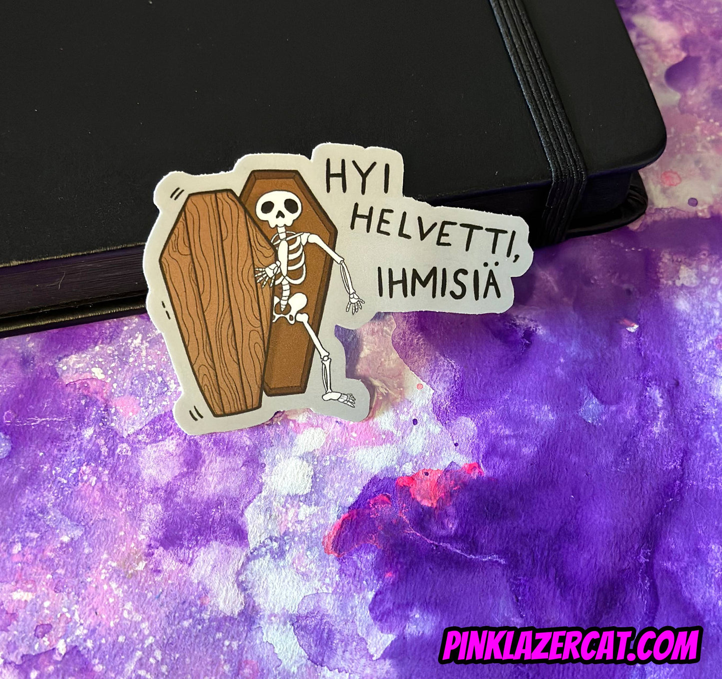 Hyi helvetti, ihmisiä - Säänkestävä tarra