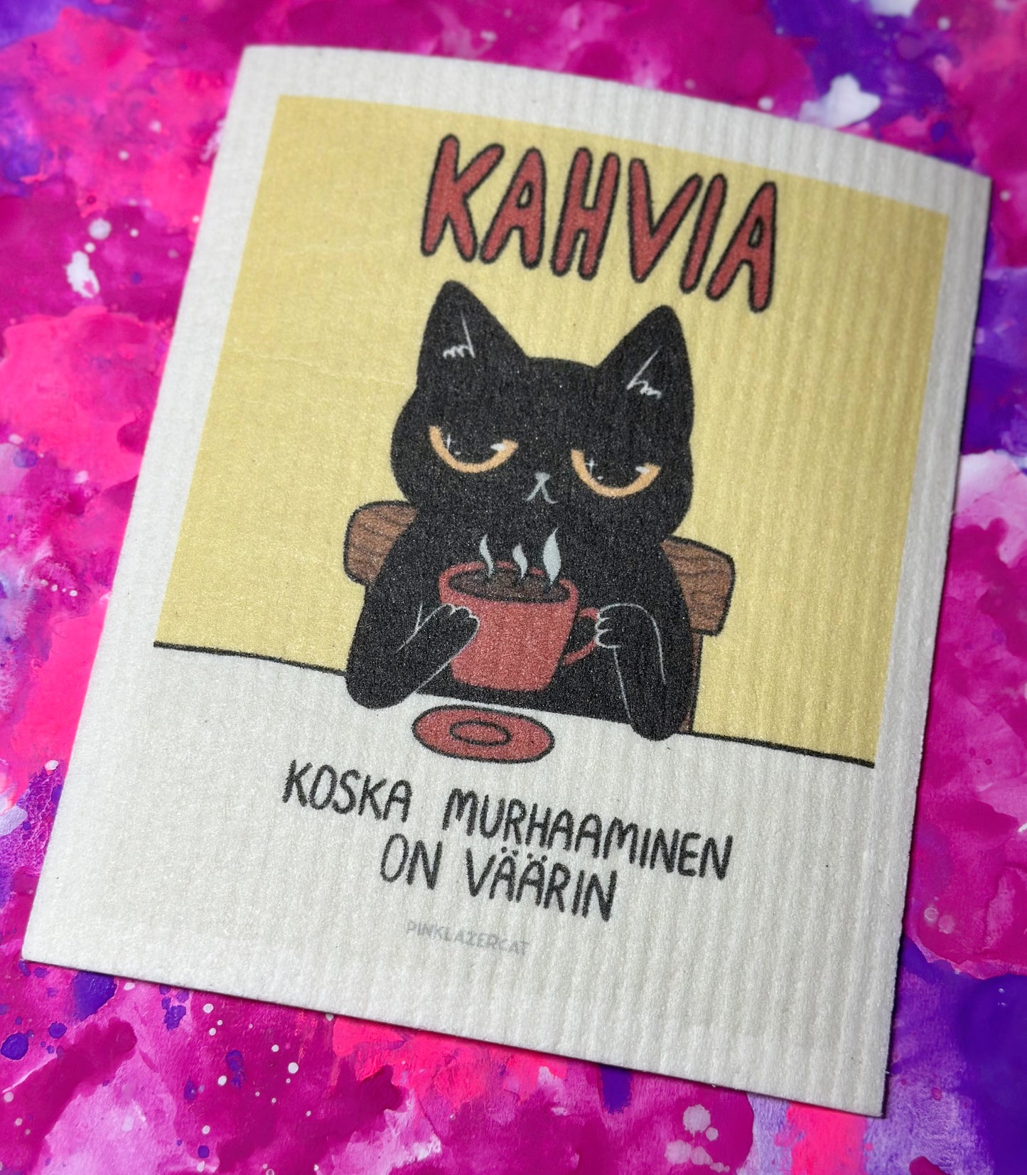 Kahvia, koska murhaaminen on väärin - Tiskirätti