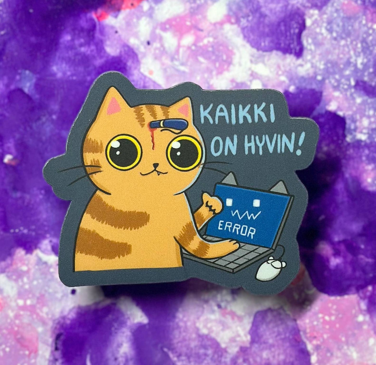 Kaikki on hyvin - Säänkestävä tarra