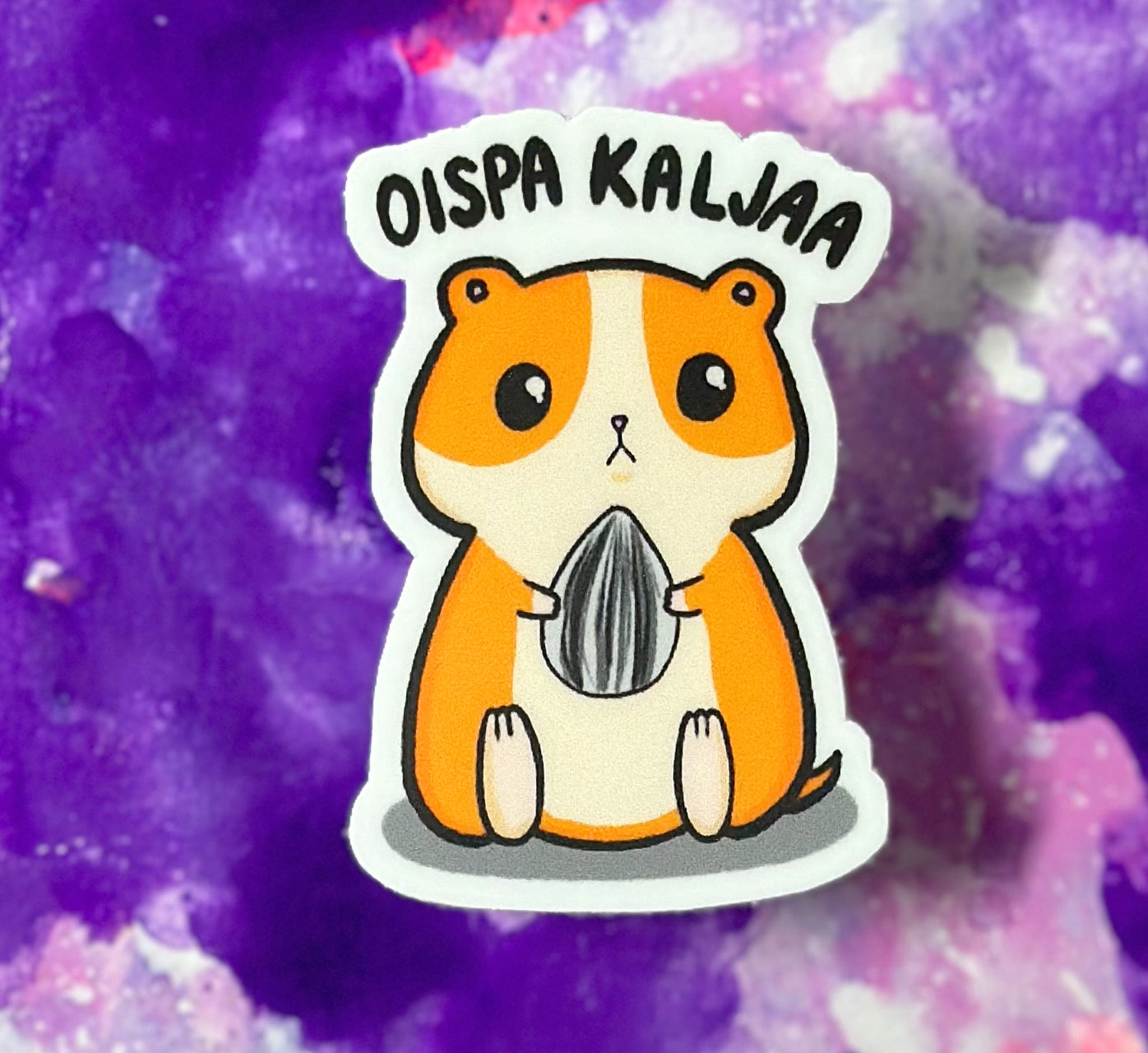 Oispa kaljaa - Säänkestävä tarra