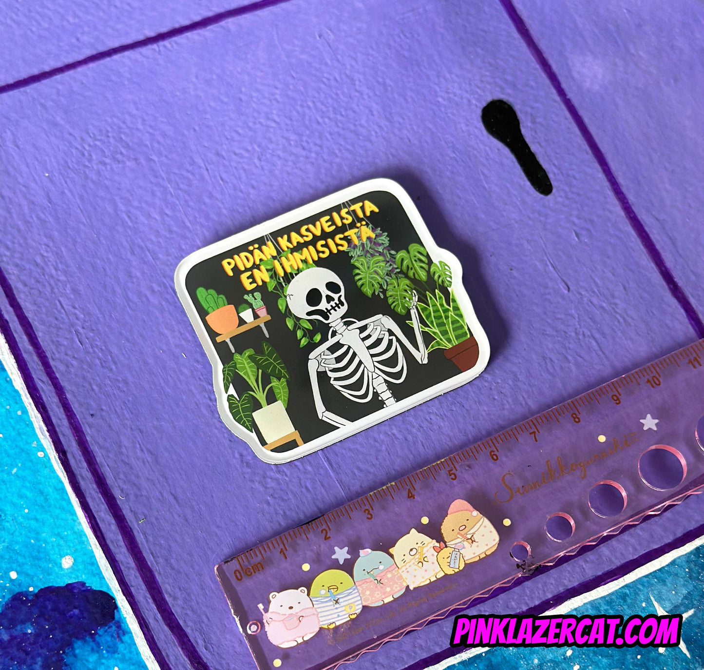 Pidän kasveista, en ihmisistä - Akryylimagneetti