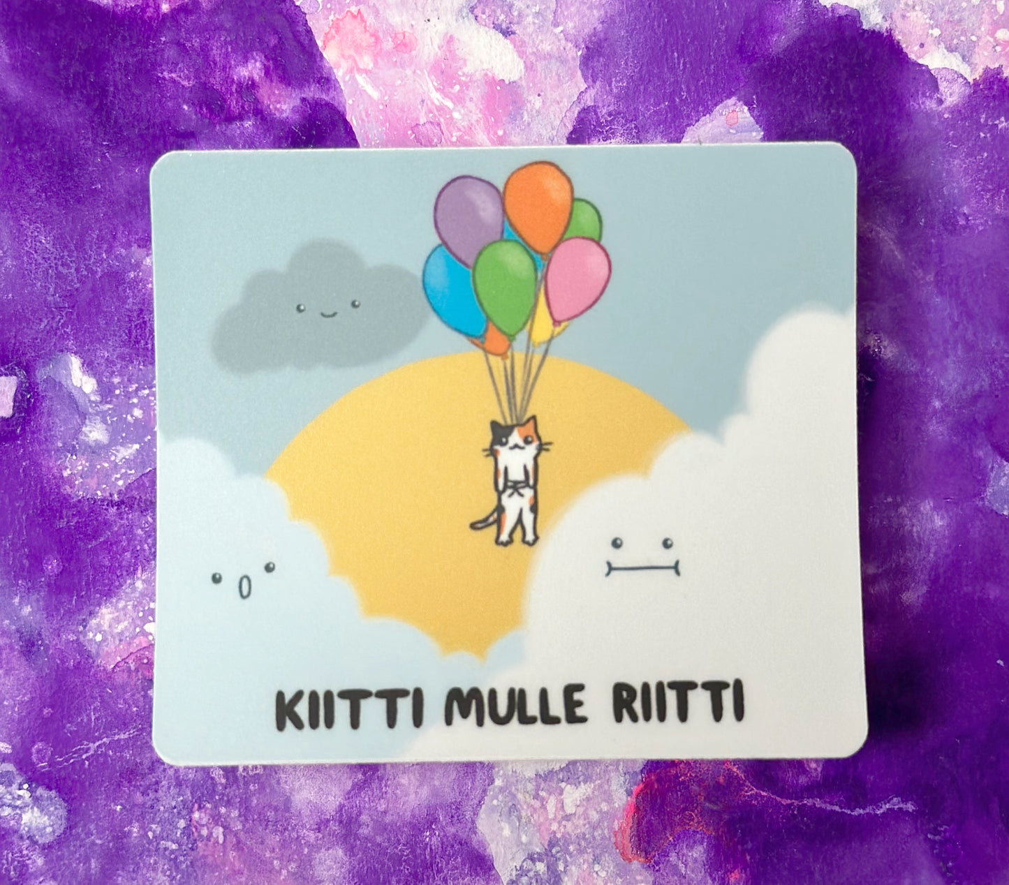 Kiitti mulle riitti - Säänkestävä tarra