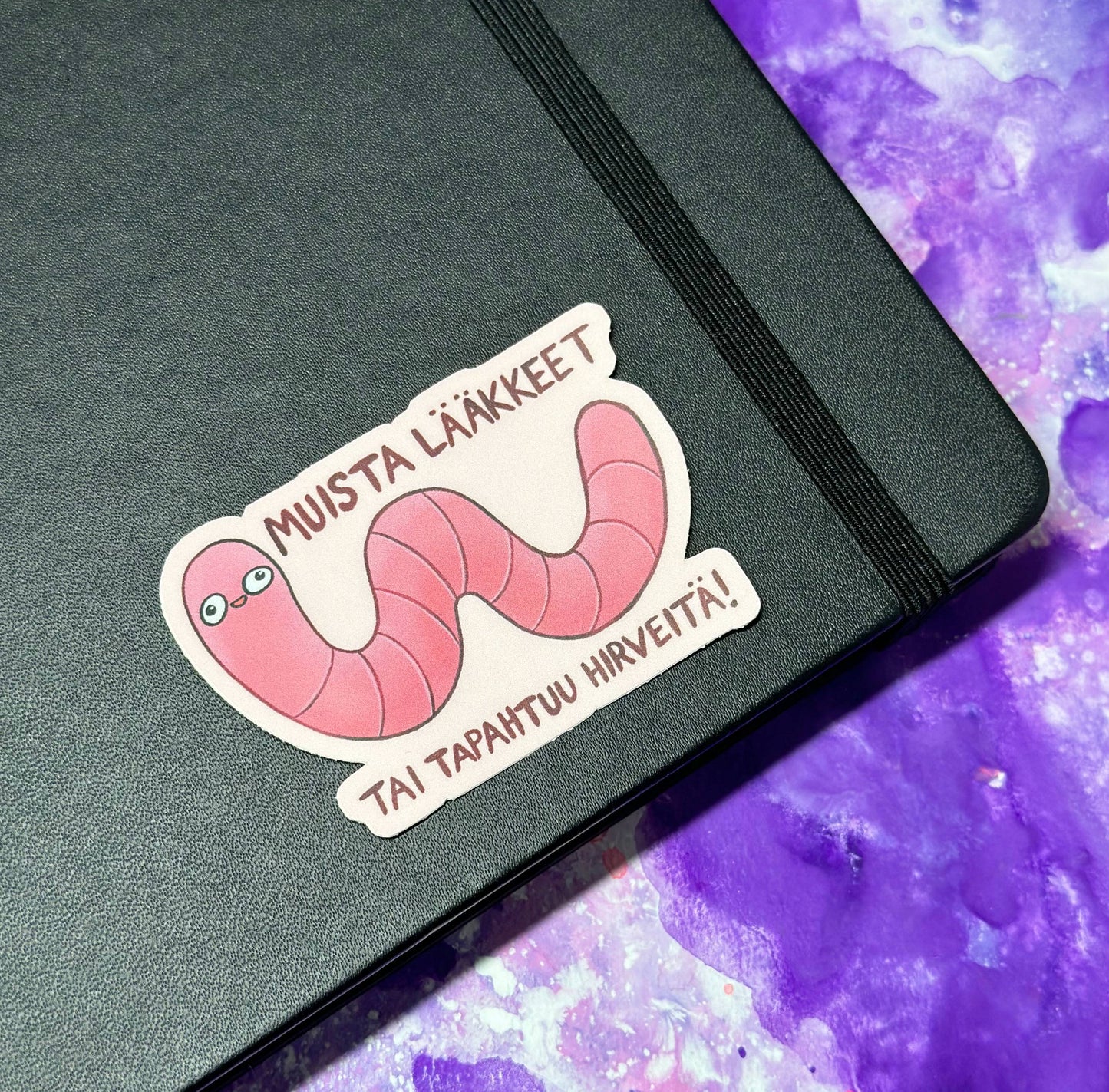 Muista lääkkeet tai tapahtuu hirveitä - Säänkestävä tarra