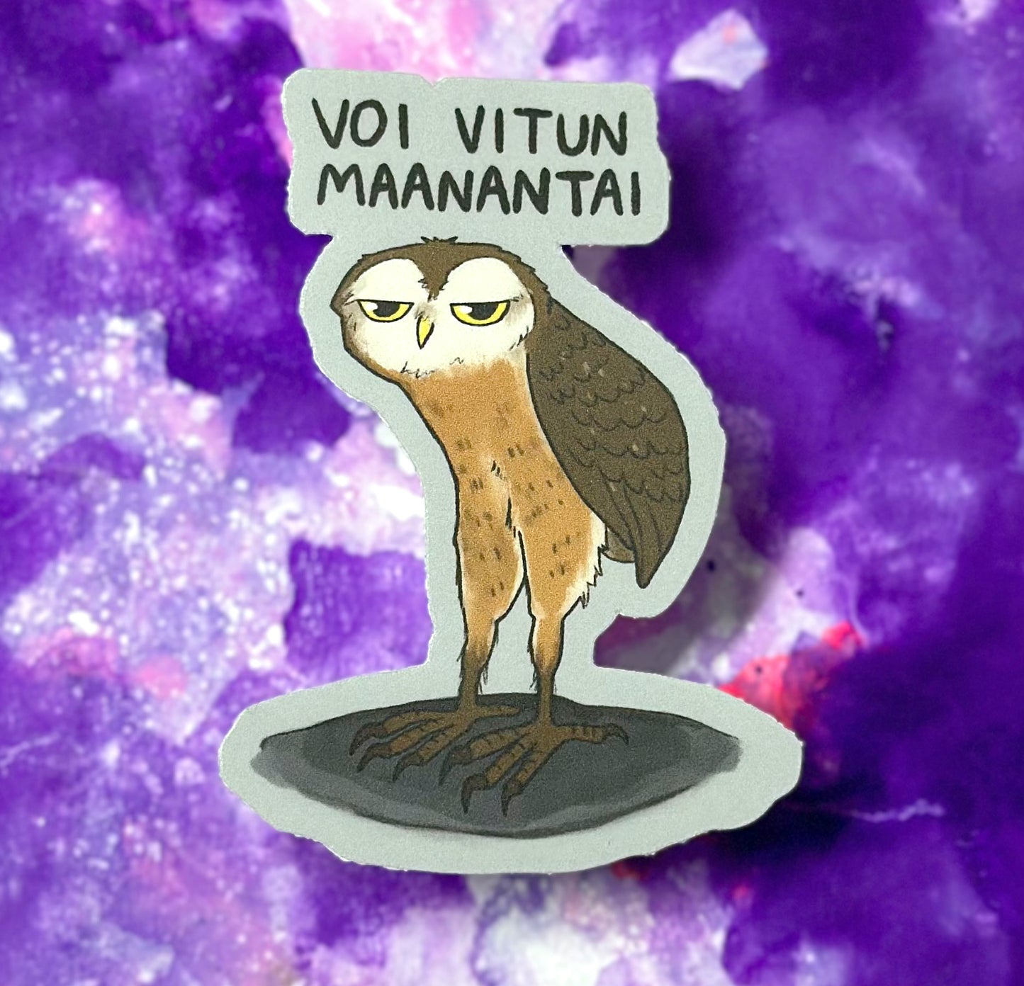 Voi vitun maanantai - Säänkestävä tarra