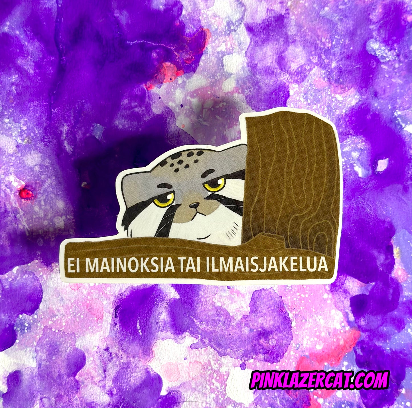 Ei mainoksia tai ilmaisjakelua manuli tarra