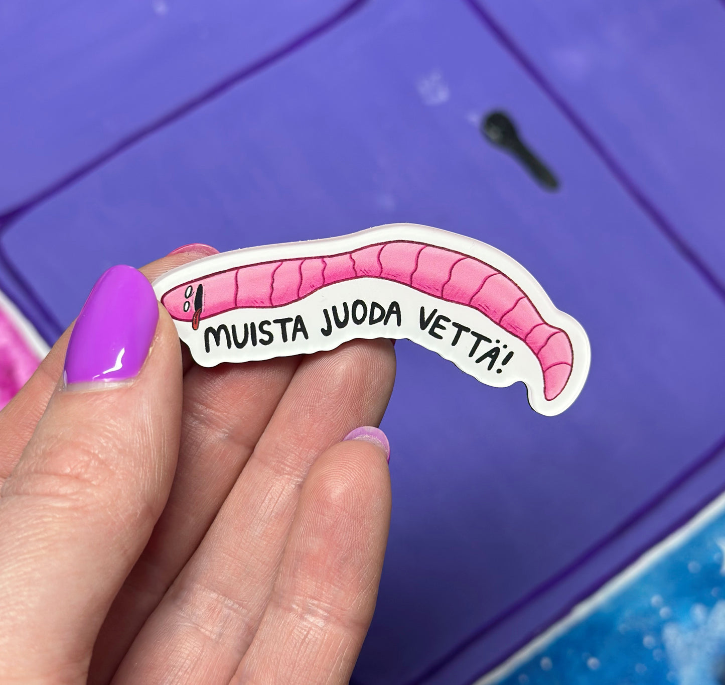 Muista juoda vettä! - Akryylimagneetti