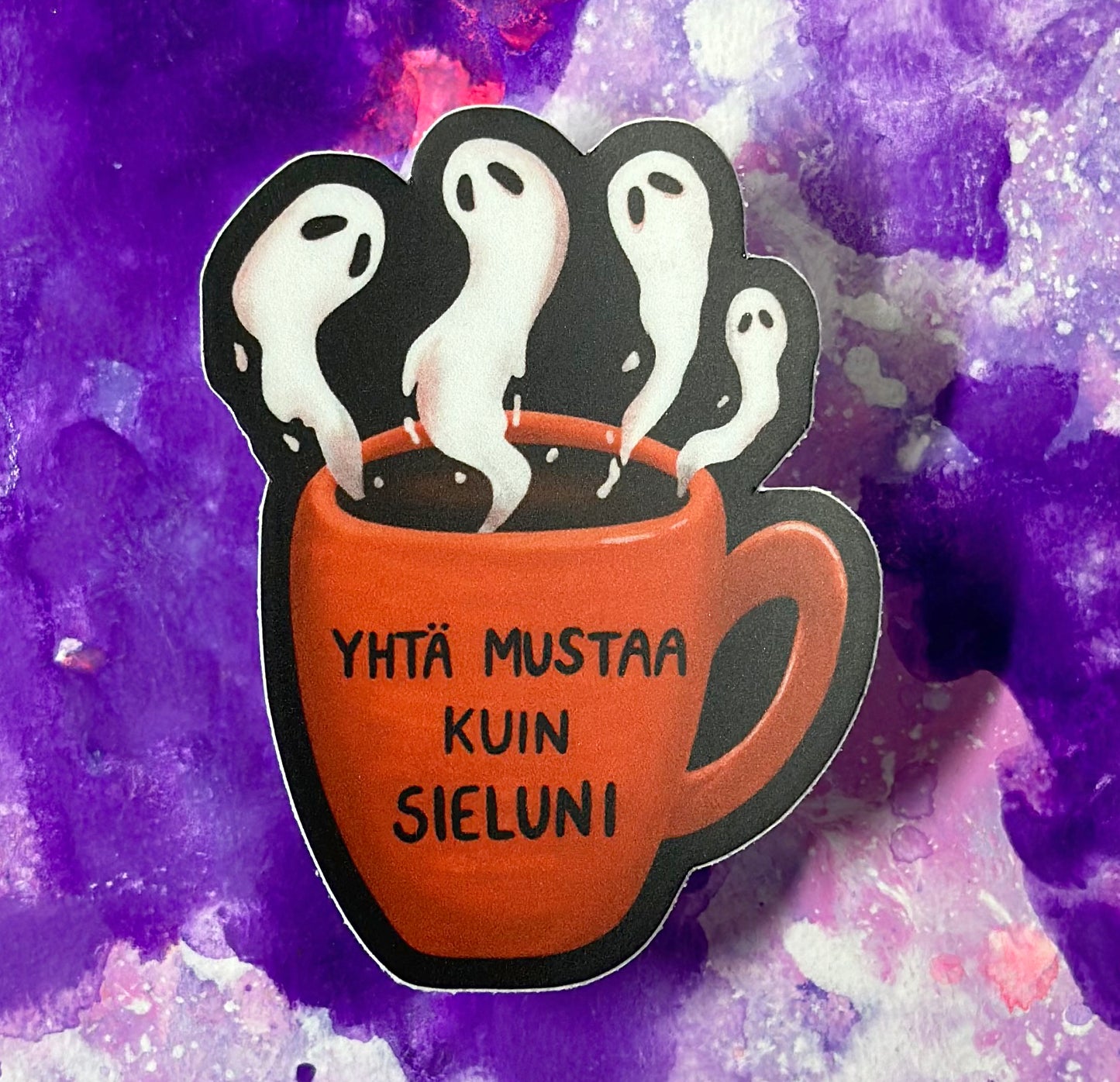 Yhtä mustaa kuin sieluni - Säänkestävä tarra