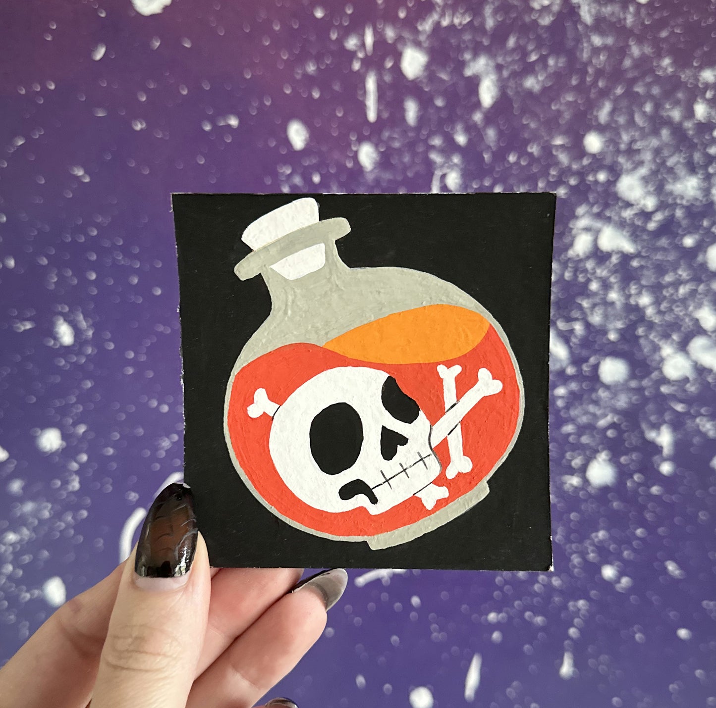 Myrkkypullo - Maalaus