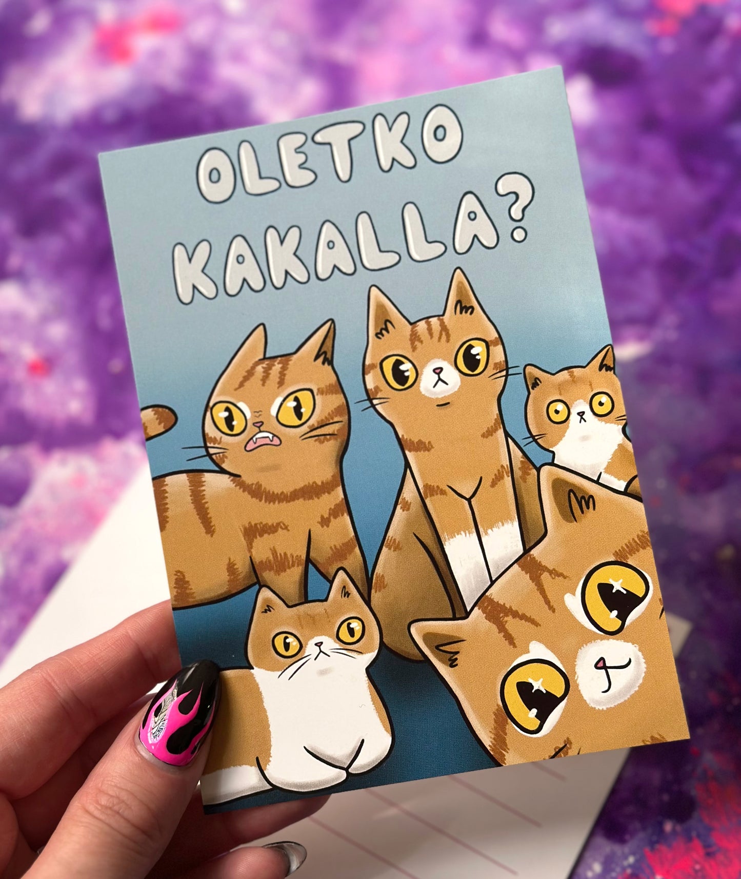 Oletko kakalla? - Postikortti