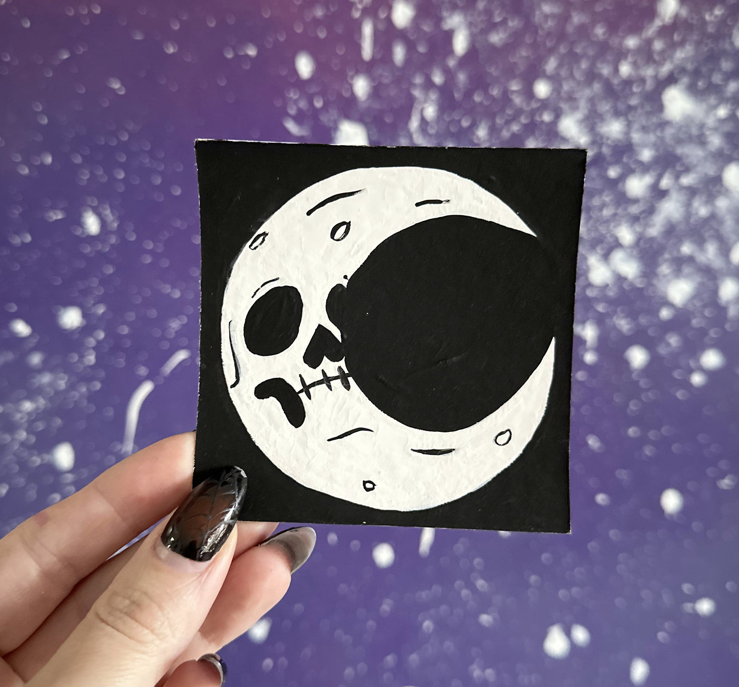 Pääkallokuu - Maalaus