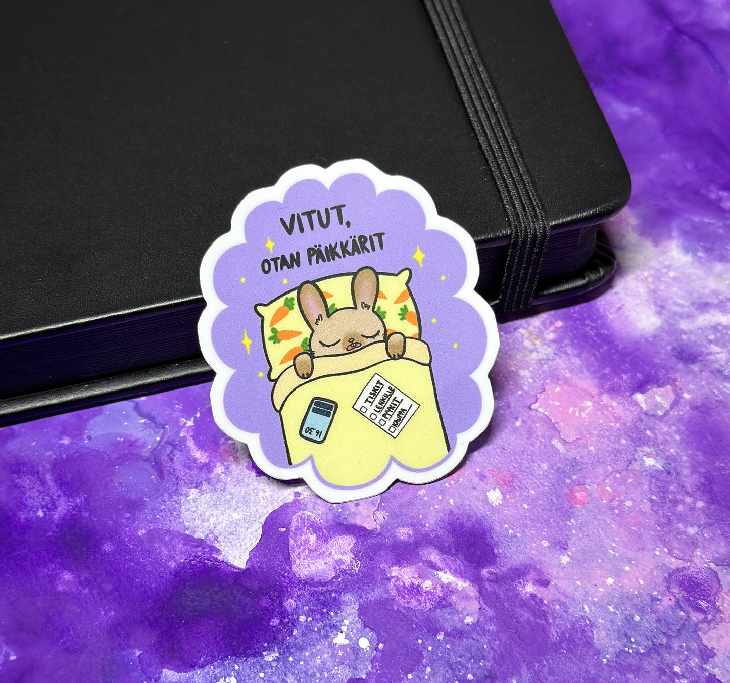 Vitut otan päikkärit - Säänkestävä tarra