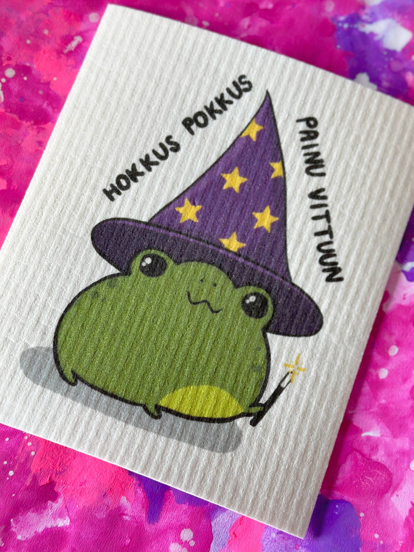Hokkus pokkus painu vittuun - Tiskirätti