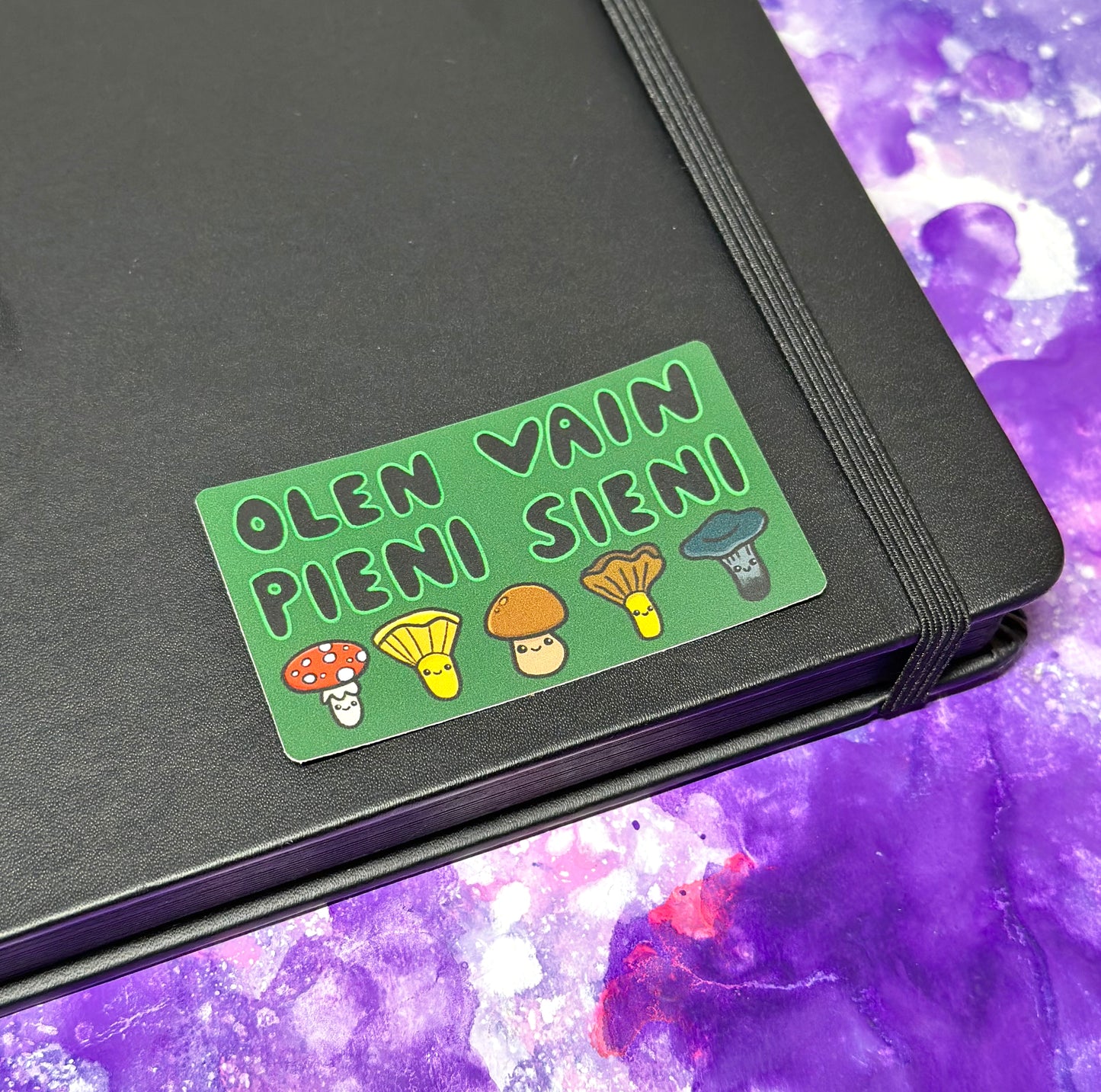 Olen vain pieni sieni - Säänkestävä tarra