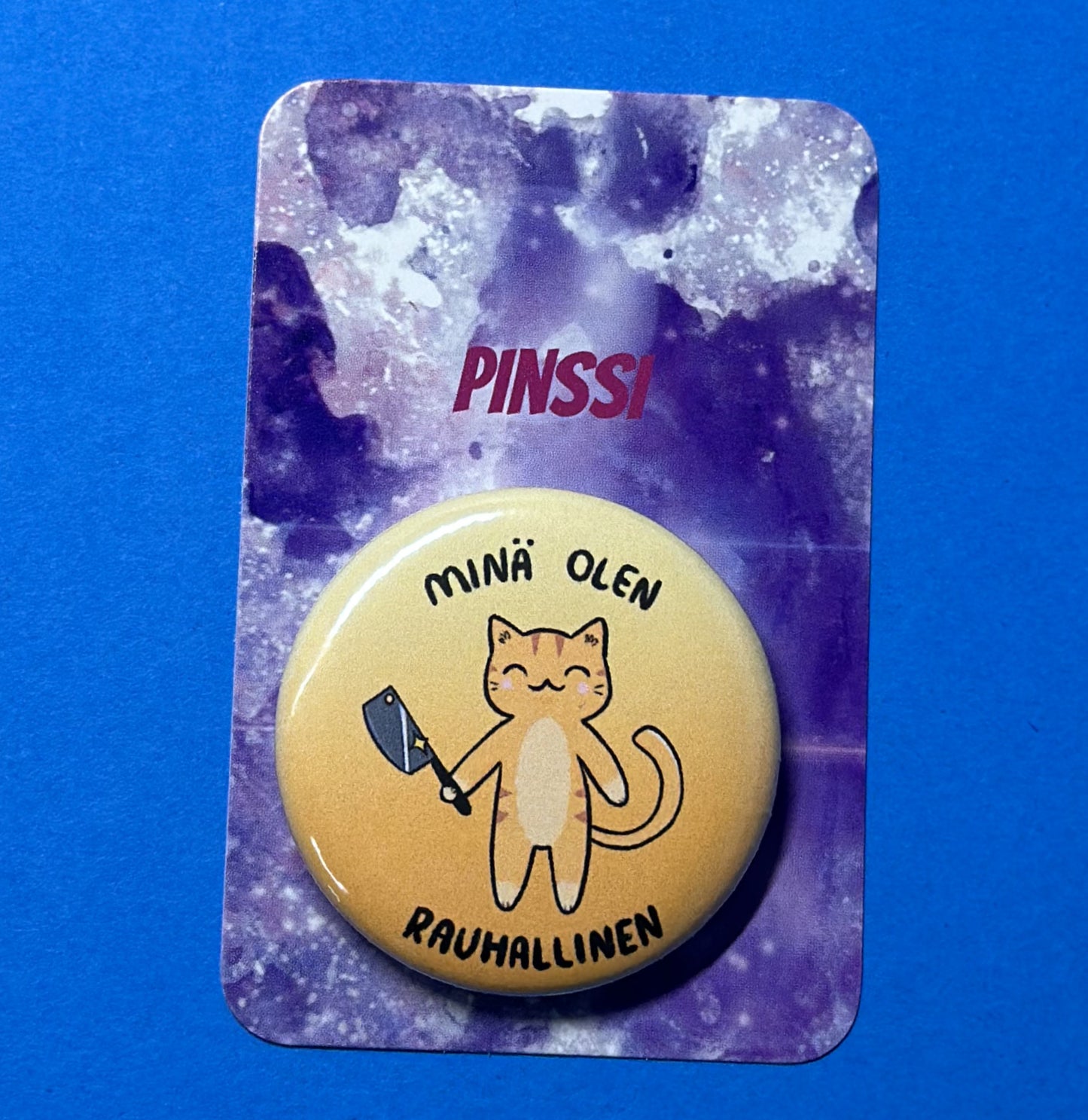 Minä olen rauhallinen - Pinssi