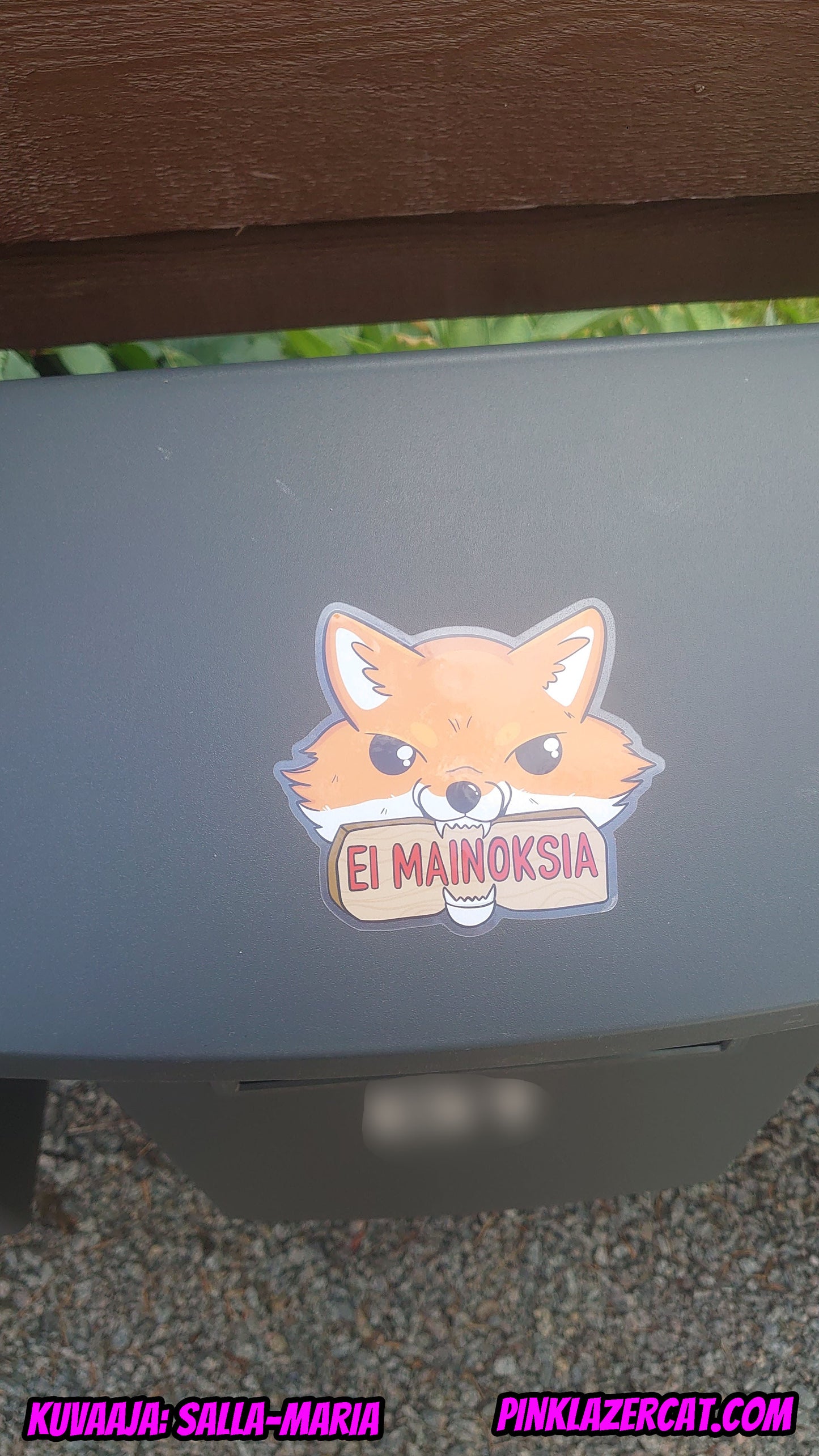 Ei mainoksia kettu tarra