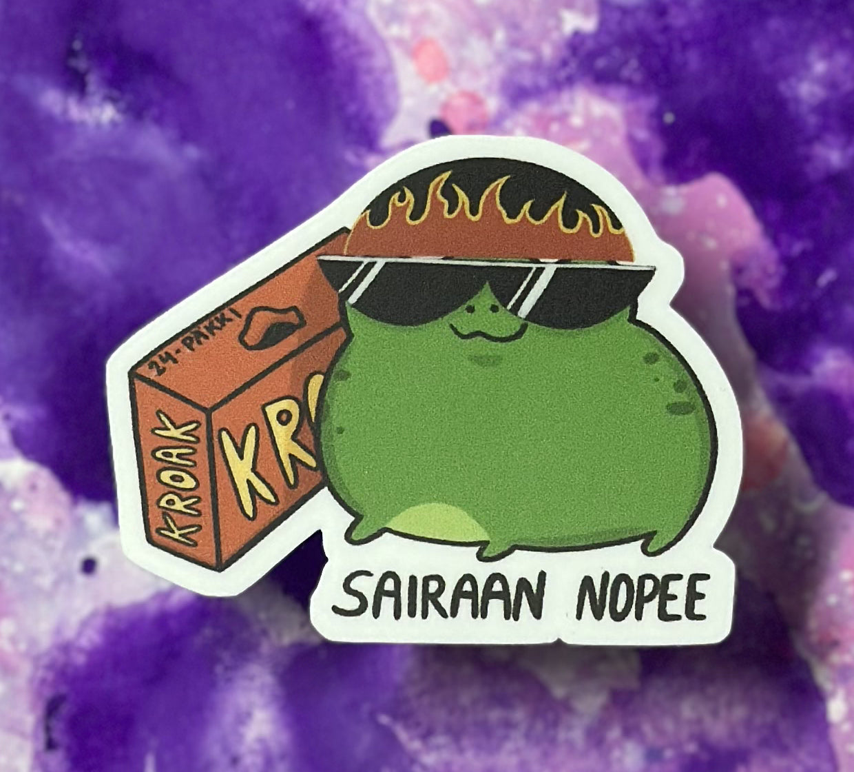 Sairaan nopee - Säänkestävä tarra