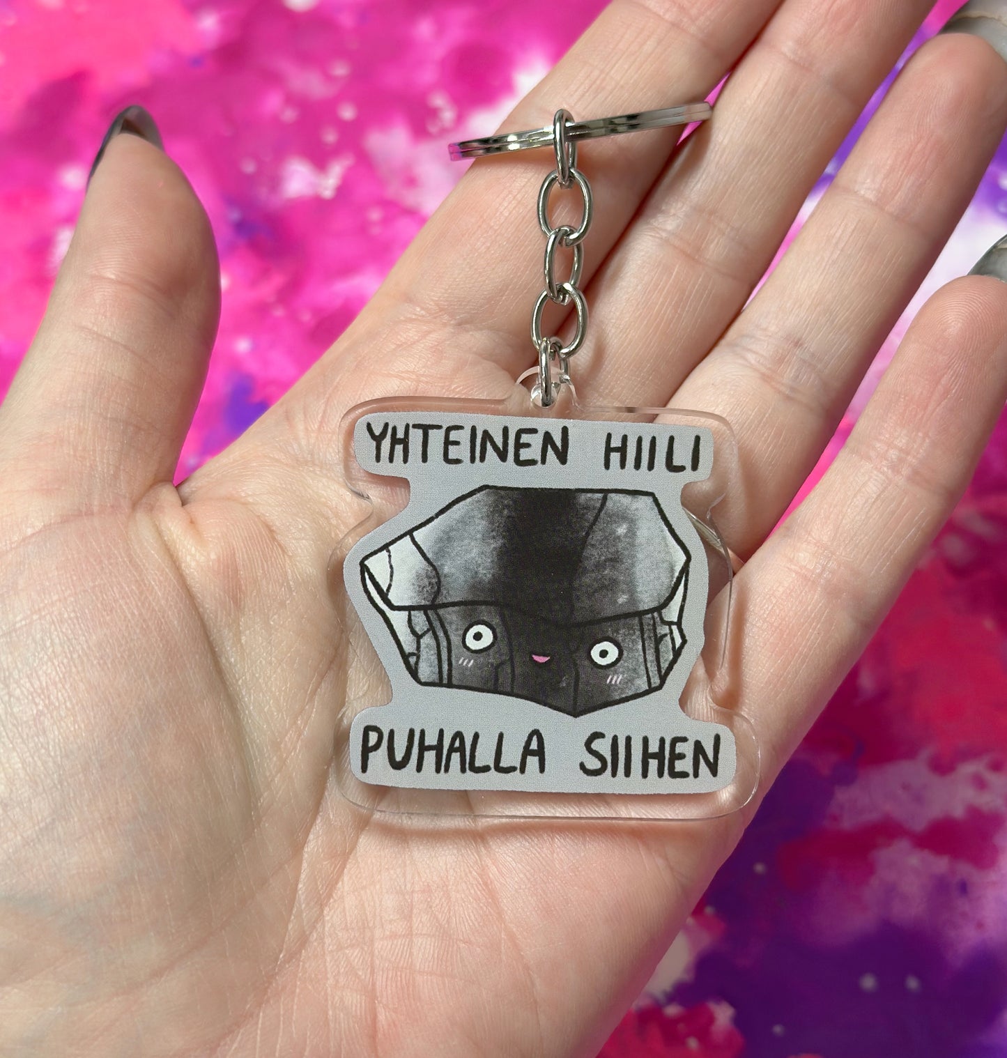 Yhteinen hiili, puhalla siihen - Avaimenperä