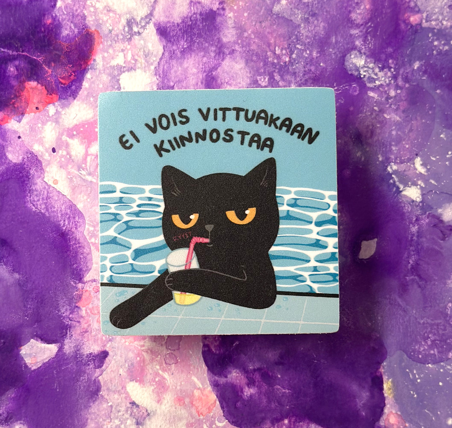 Ei vois vittuakaan kiinnostaa - Säänkestävä tarra