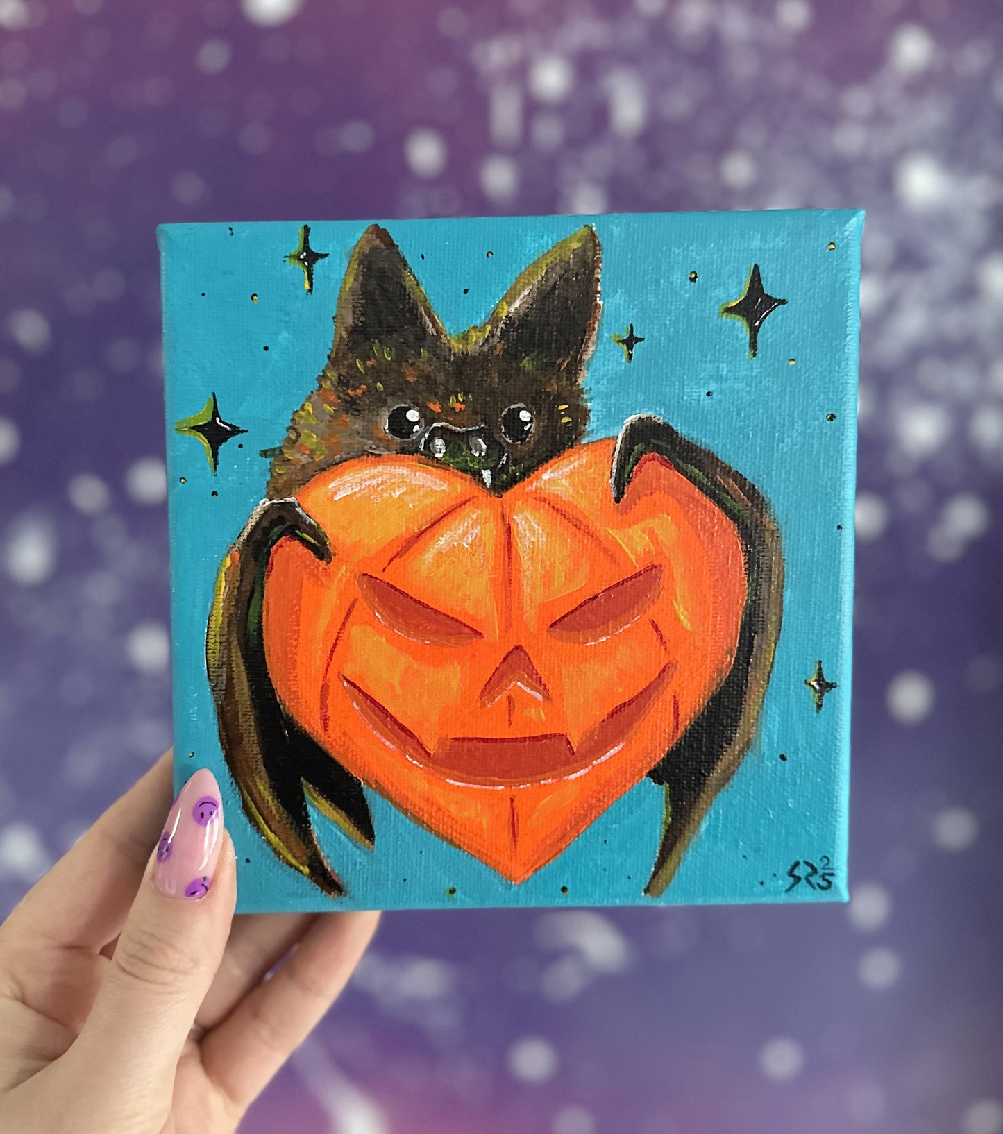 "Halloween lepakko" - Alkuperäisteos