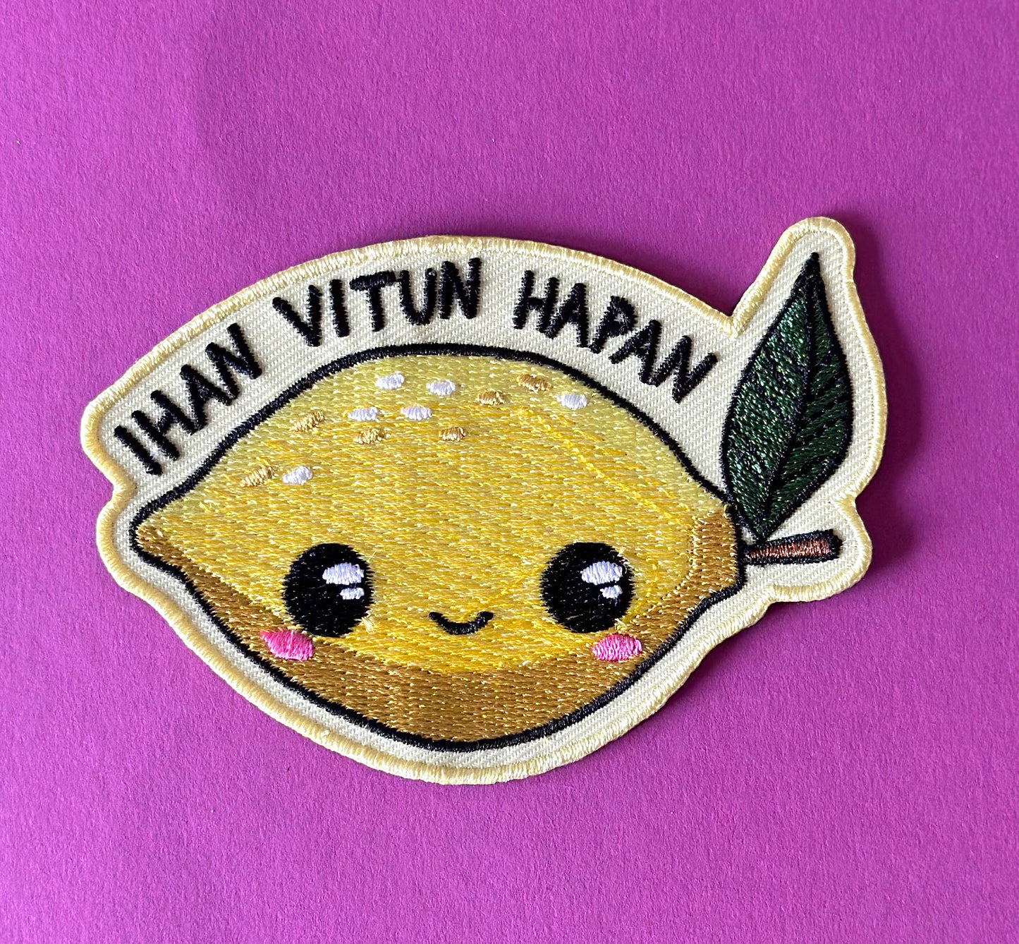 Ihan vitun hapan - Kangasmerkki