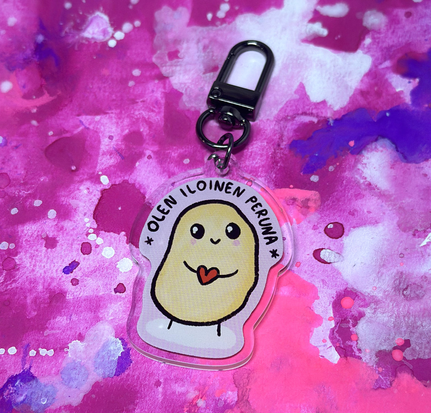 Olen iloinen peruna - Avaimenperä