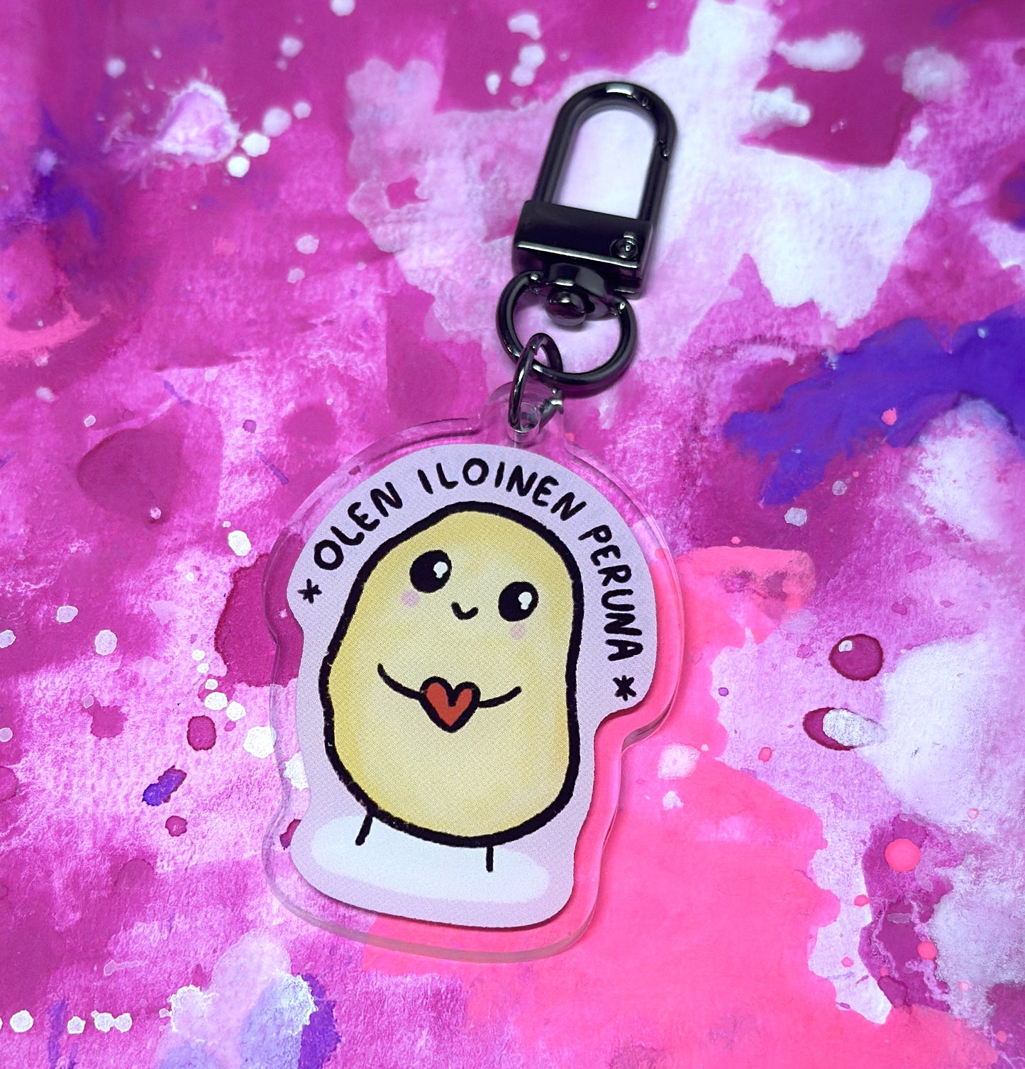 Olen iloinen peruna - Avaimenperä