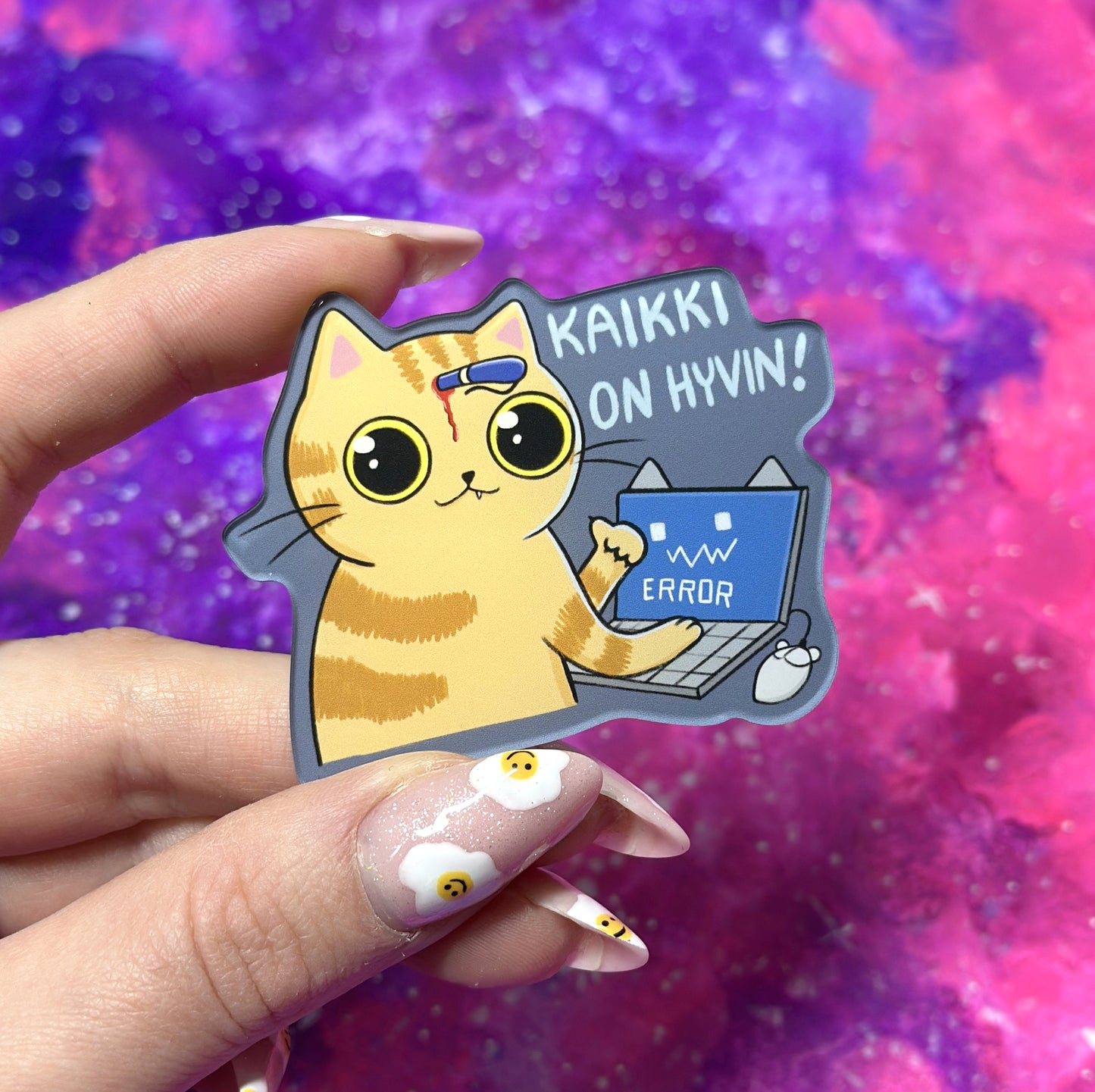 Kaikki on hyvin - Akryylimagneetti
