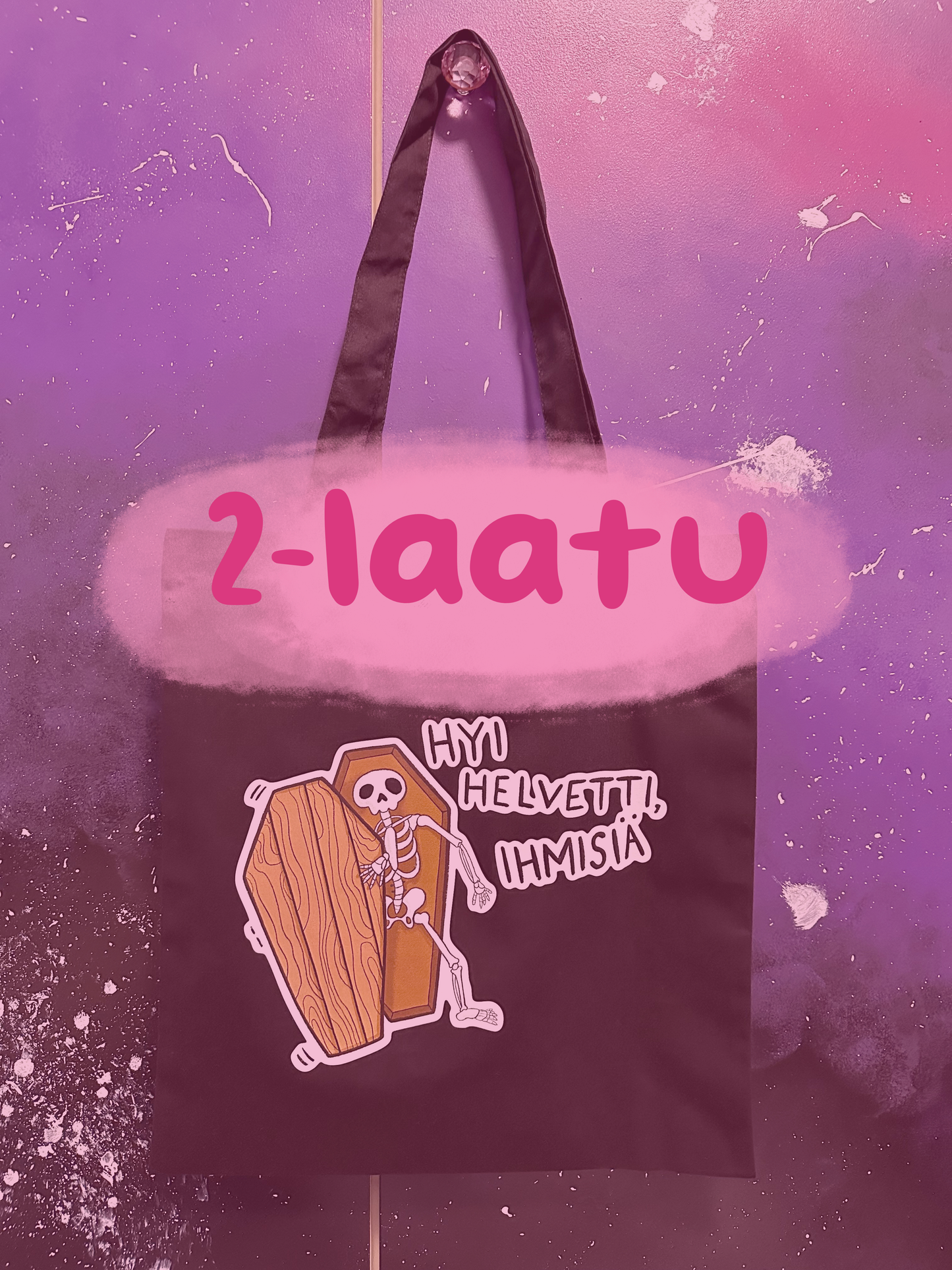 Hyi helvetti, ihmisiä - Kangaskassi 2-laatu