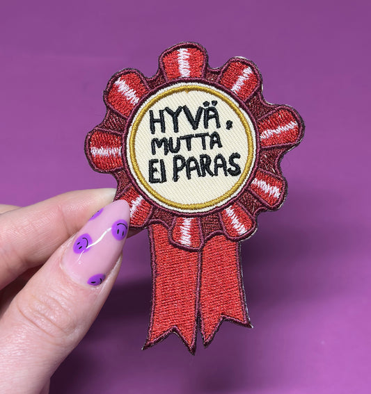 Hyvä, mutta ei paras - Kangasmerkki