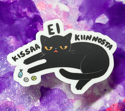 Kissaa ei kiinnosta - Säänkestävä tarra