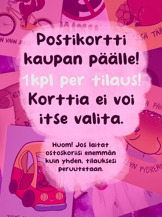 Postikortti kaupan päälle - 1 KPL PER TILAUS!