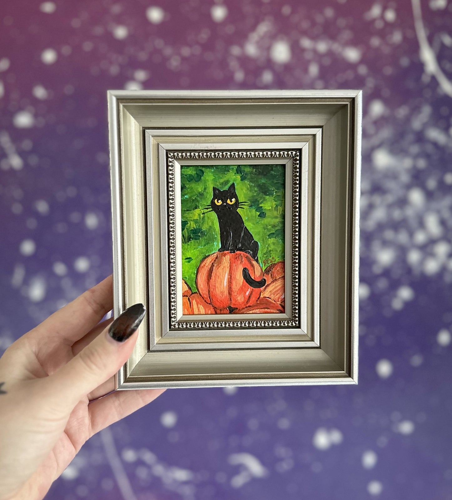 Kurpitsakuningas - Maalaus