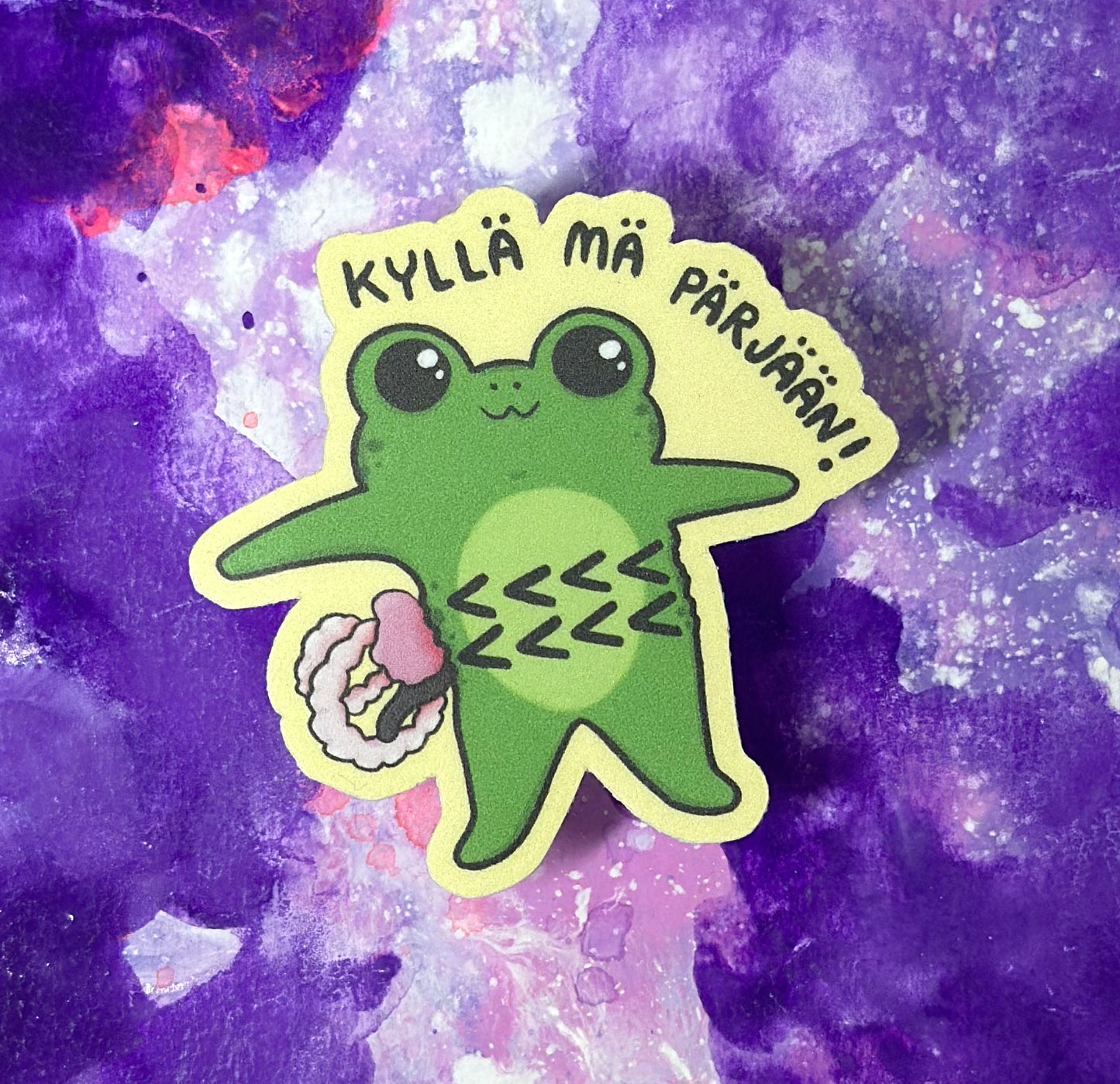 Kyllä mä pärjään - Säänkestävä tarra