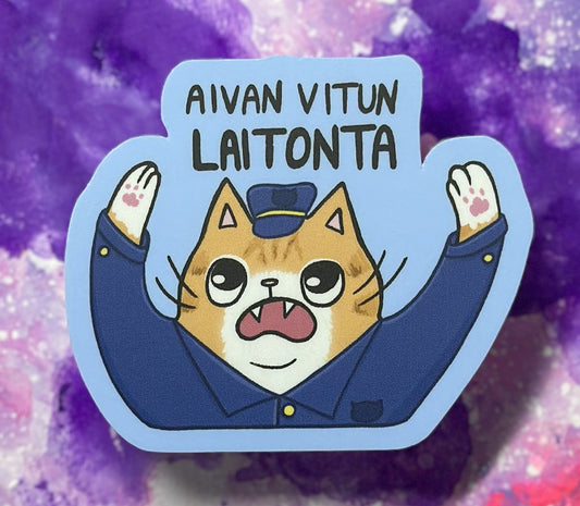 Aivan vitun laitonta - Säänkestävä tarra