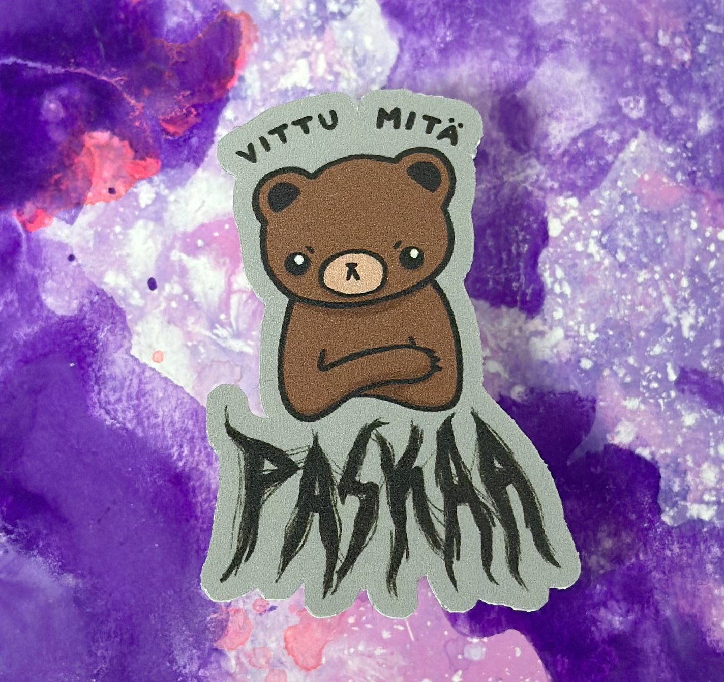 Vittu mitä paskaa - Säänkestävä tarra
