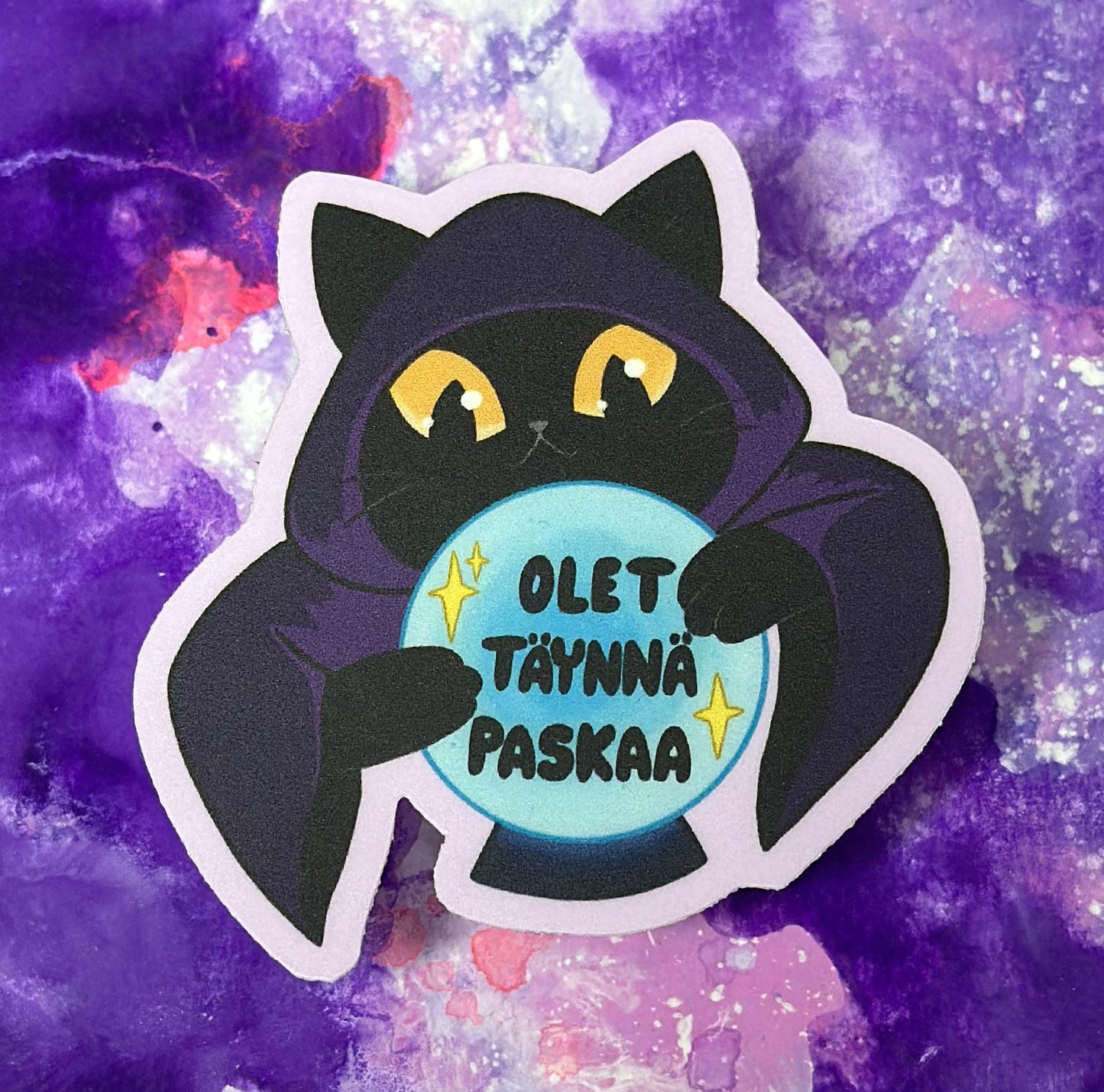 Olet täynnä paskaa - Säänkestävä tarra